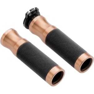 Rizoma Lenkergriffe Sport Alu für 22mm GR255Z bronze - Motorradteile & Ersatzteile - Lenker