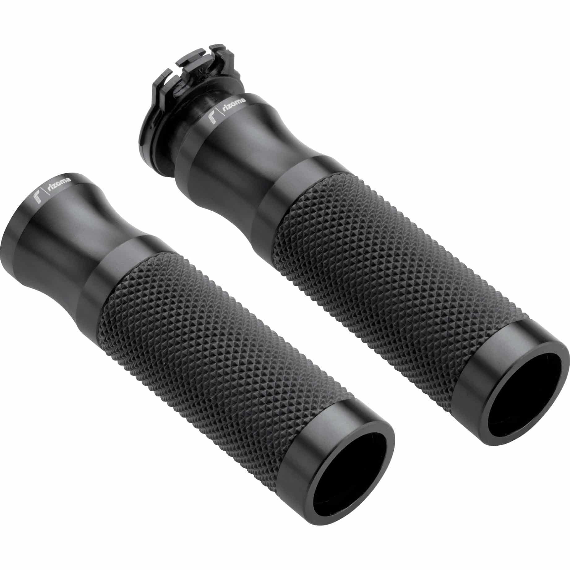 Rizoma Lenkergriffe Sport Alu für 22mm GRX205B schwarz - Motorradteile & Ersatzteile - Lenker