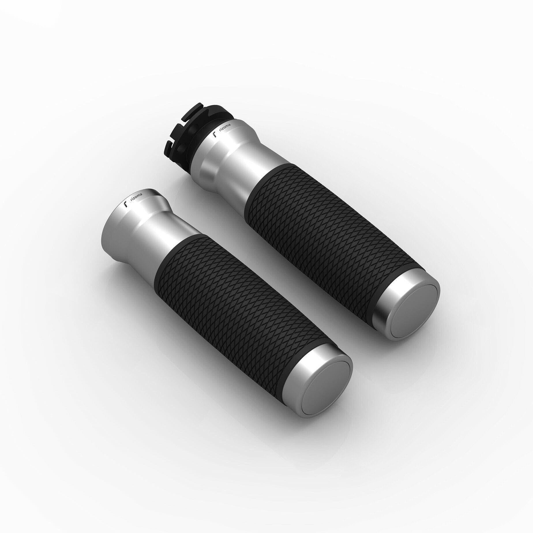 Rizoma Lenkergriffe Urlo RS Alu GR256A silber für Vespa - Motorradteile & Ersatzteile - Lenker