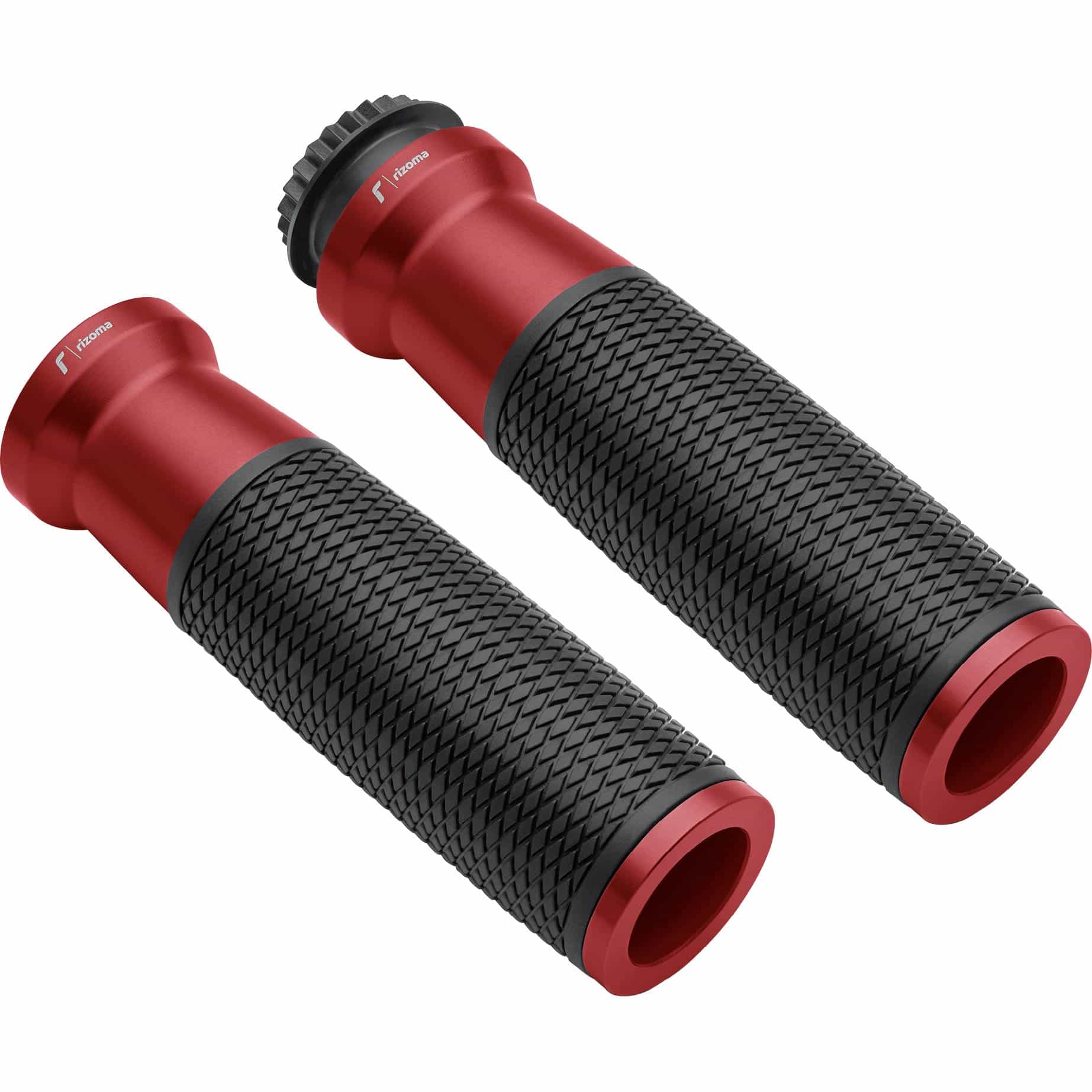Rizoma Lenkergriffe Urlo RS Alu für 22mm GR222R rot - Motorradteile & Ersatzteile - Lenker