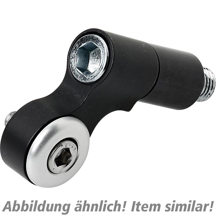 Rizoma Lenkerspiegelaufnahme BS736B für Ducati schwarz - Motorradteile & Ersatzteile - Motorradspiegel