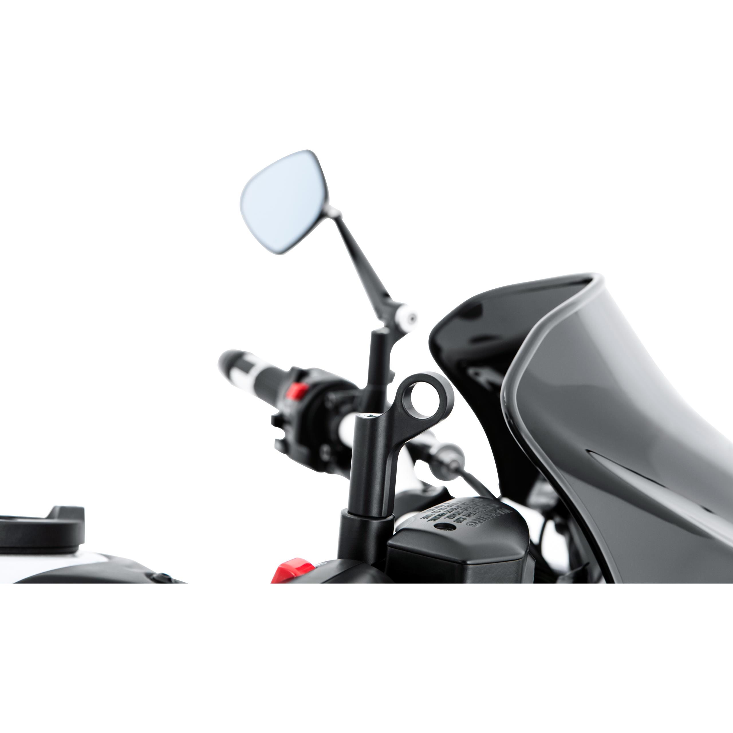 Rizoma Lenkerspiegelaufnahme BS787B M10+M8 schwarz - Motorradteile & Ersatzteile - Motorradspiegel