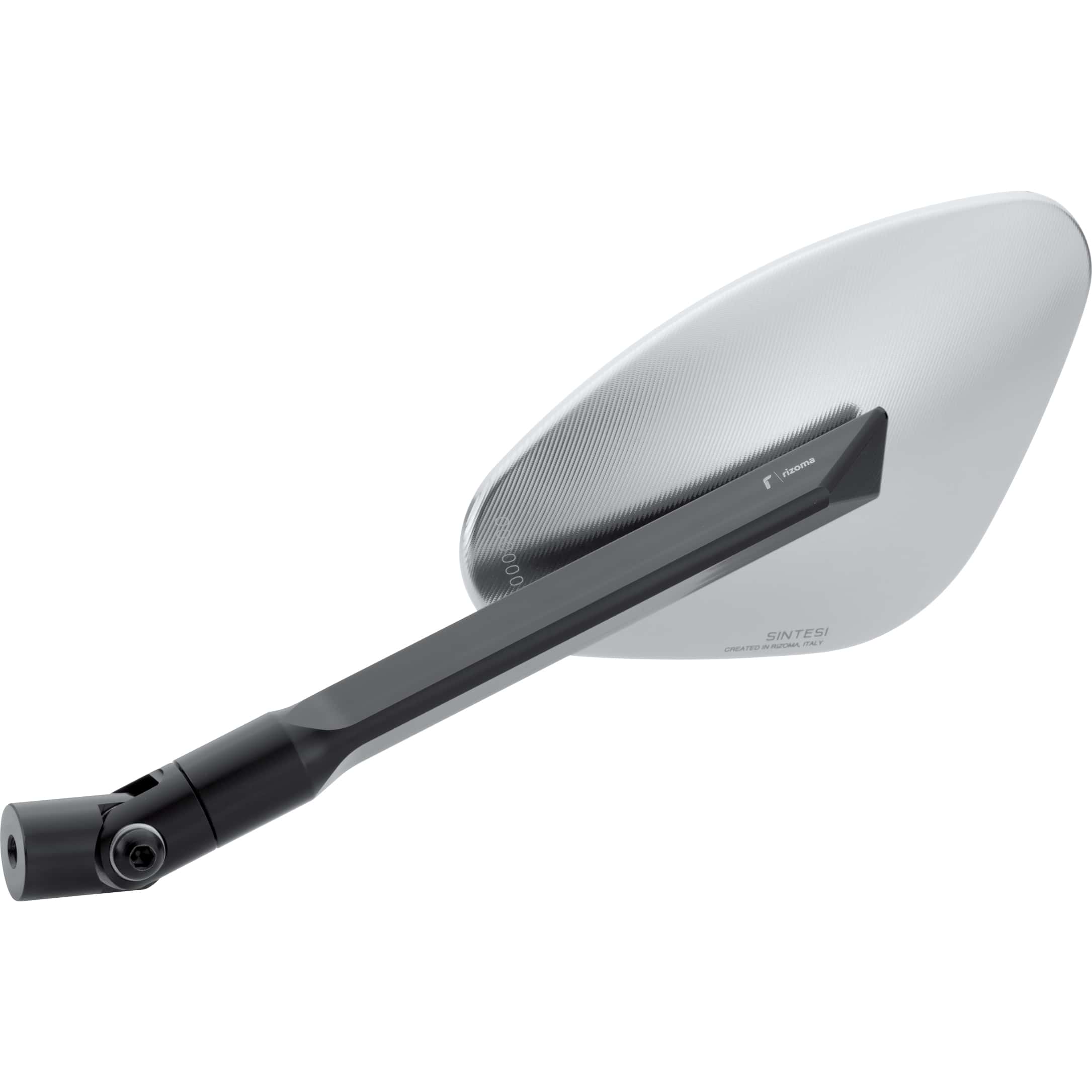 Rizoma Spiegel ohne Aufnahme Genesi BS174A silber links - Motorradteile & Ersatzteile - Motorradspiegel