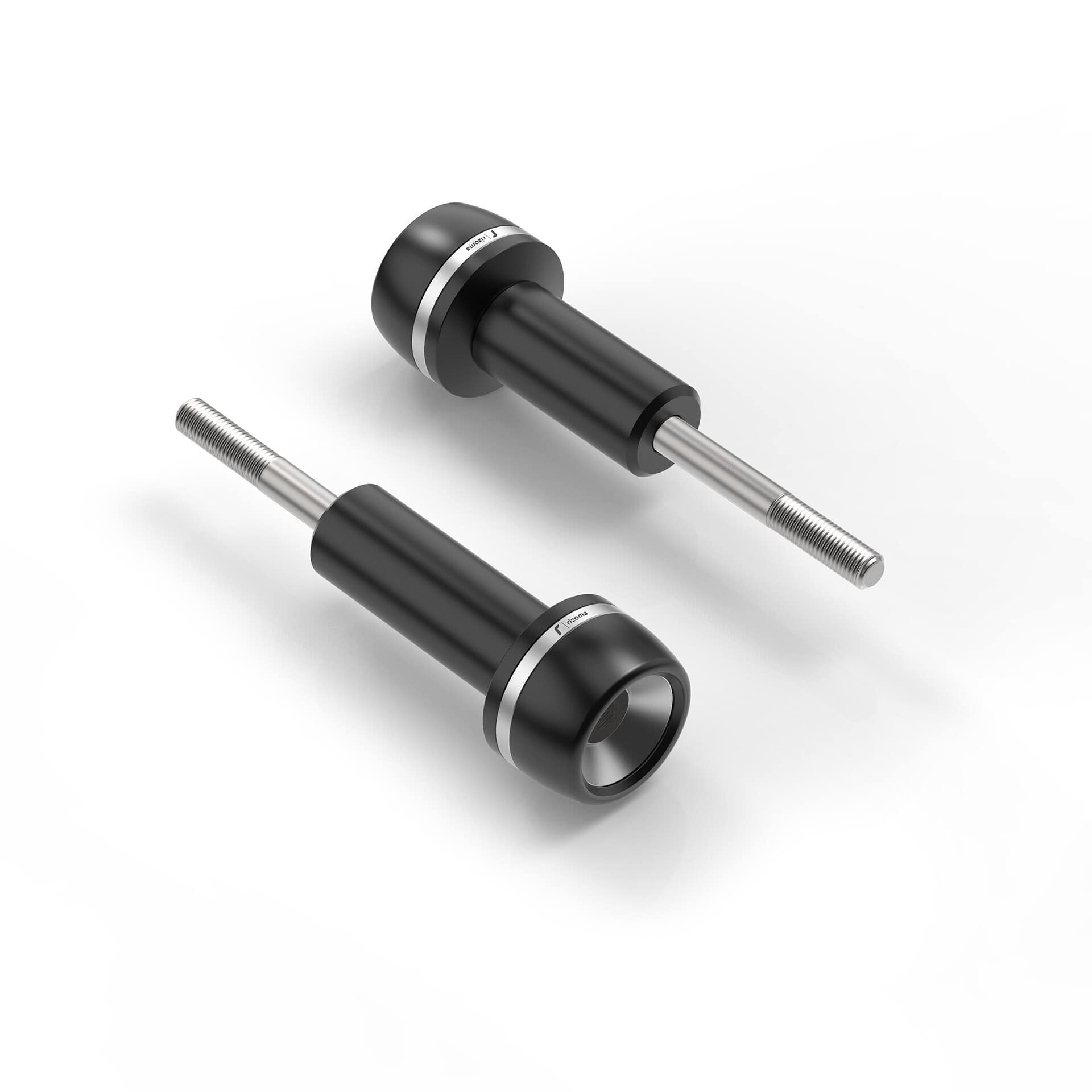 Rizoma Sturzpads PM331A schwarz/silber für Kawasaki Z 900 2017- - Motorradteile & Ersatzteile - Anbauteile