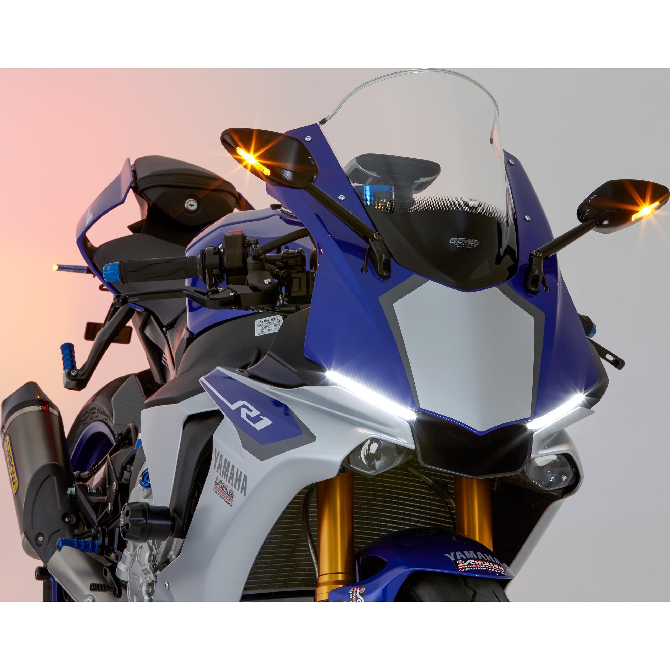 Rizoma Verkleidungsspiegel/Blinker ohne Aufnahme Veloce BS305B schw - Motorradteile & Ersatzteile - Motorradspiegel