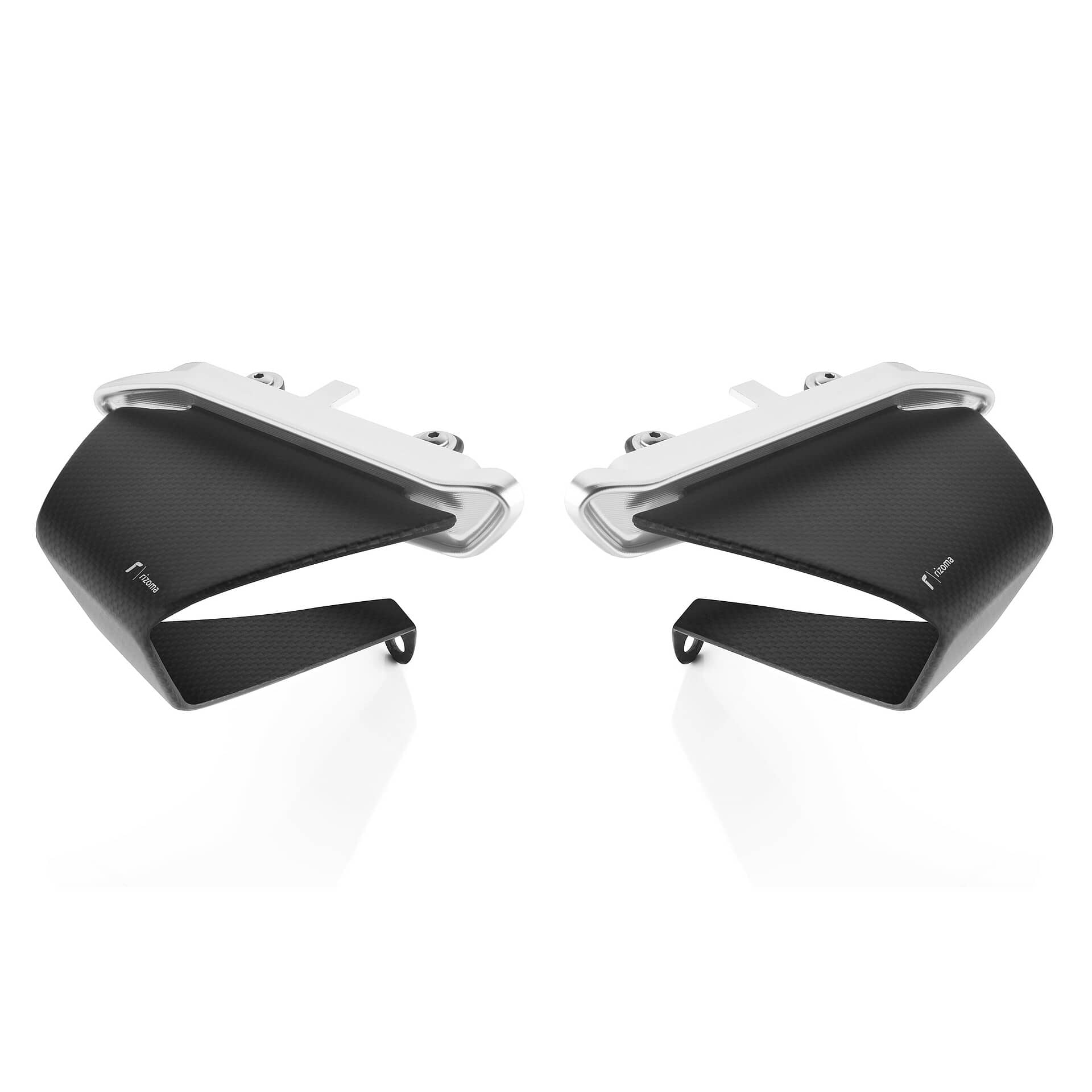 Rizoma Winglets ZDM152AK silber/Carbon für Ducati Monster 937 - Motorradteile & Ersatzteile - Verkleidungen & Abdeckungen