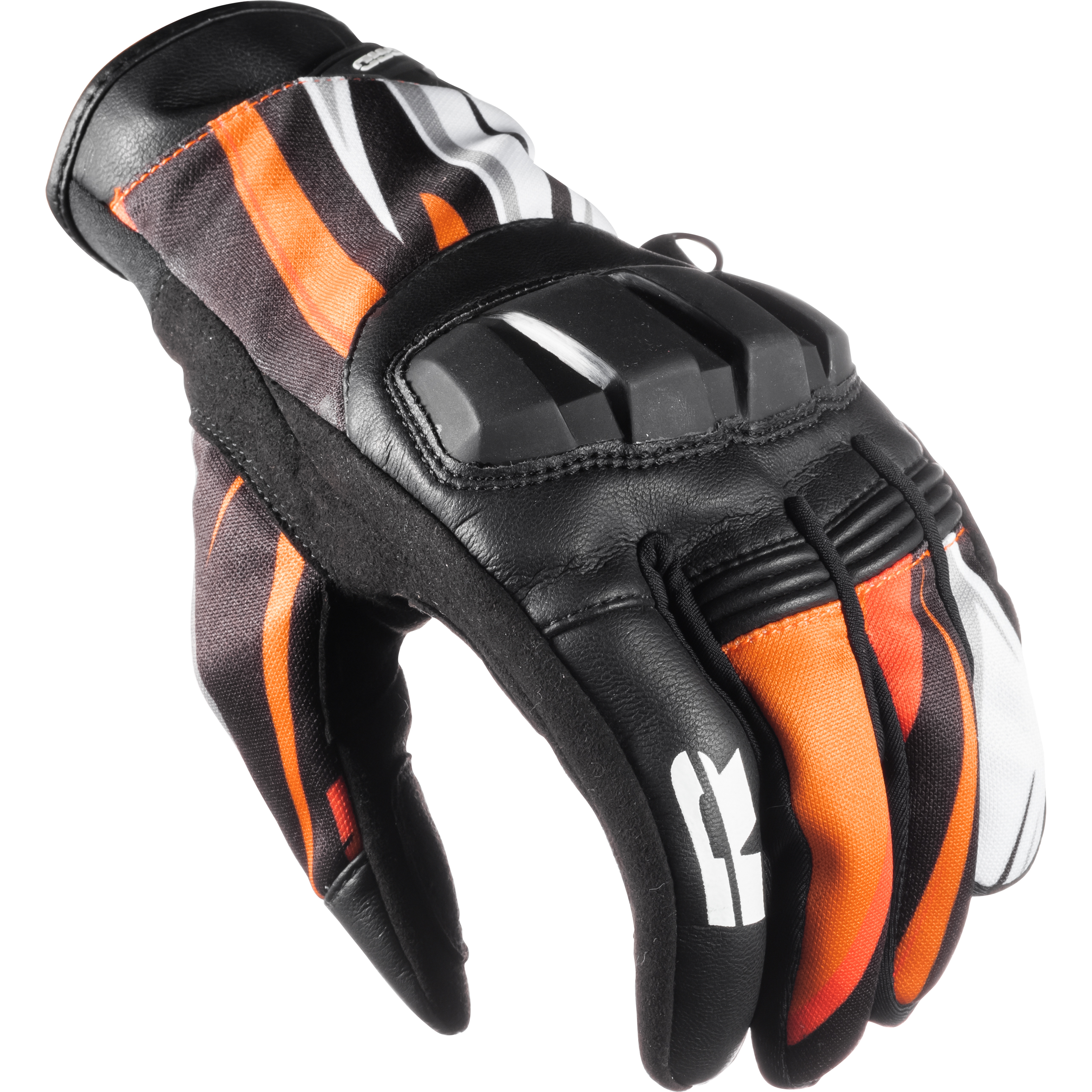 Road Sommer Textilhandschuh 4.0 kurz orange 9 - Motorradbekleidung - Sport Motorradbekleidung