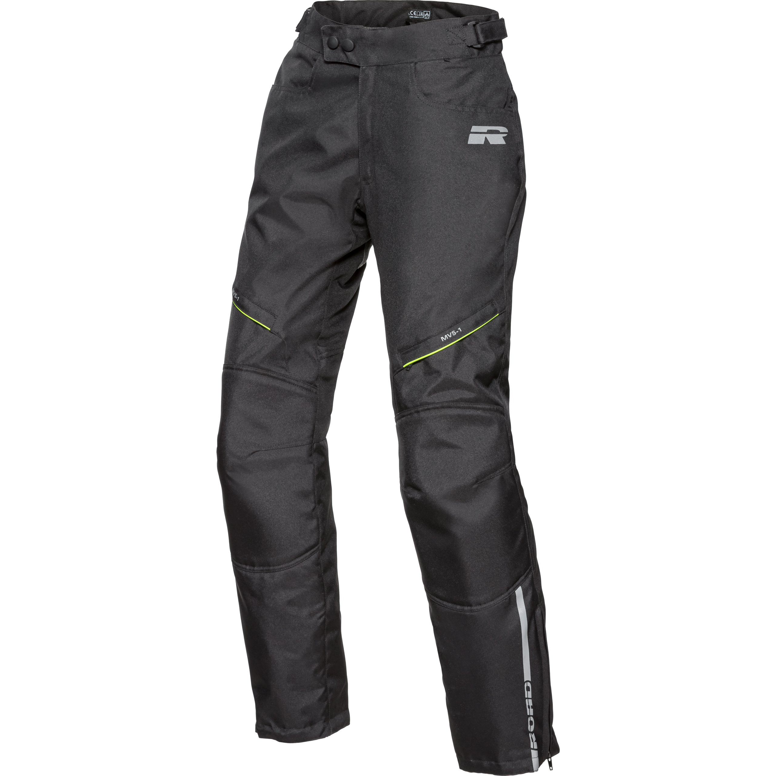 Road Touring WP Damen Textilhose 1.0 schwarz/neongelb M - Motorradbekleidung - Motorradhosen