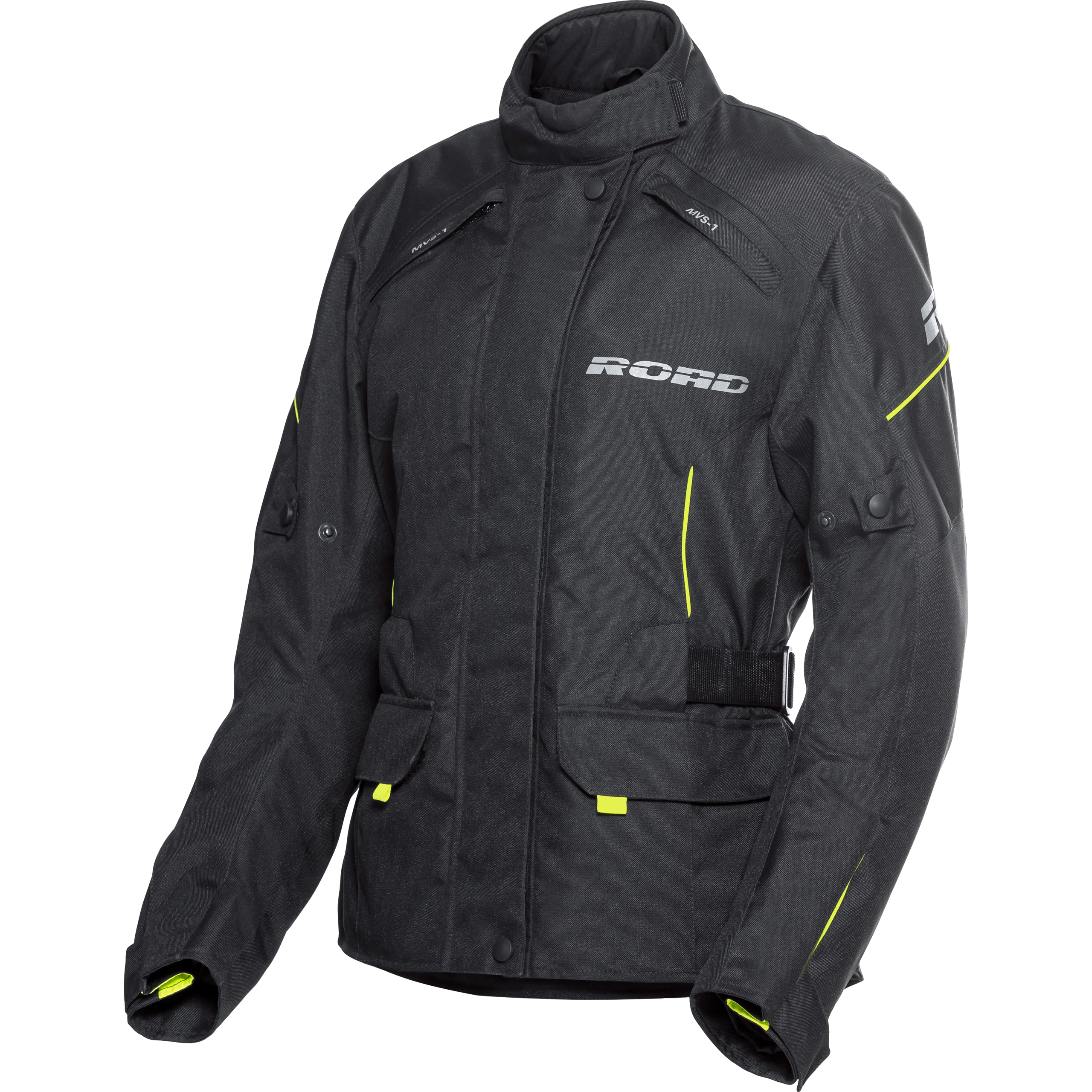 Road Touring WP Damen Textiljacke 1.0 schwarz/neongelb M - Motorradbekleidung - Motorradjacken