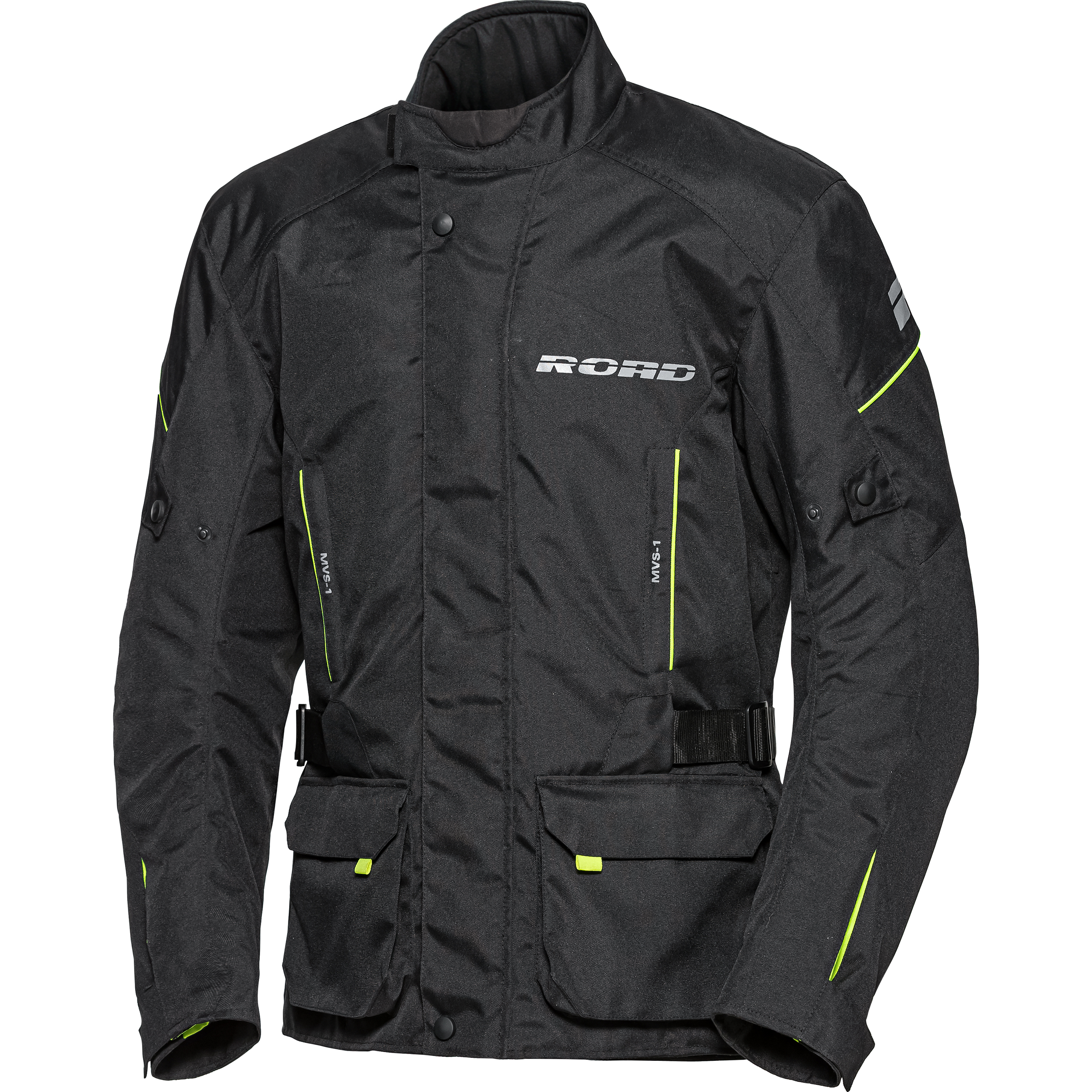 Road Touring WP Textiljacke 1.0 schwarz/neongelb L - Motorradbekleidung - Motorradjacken