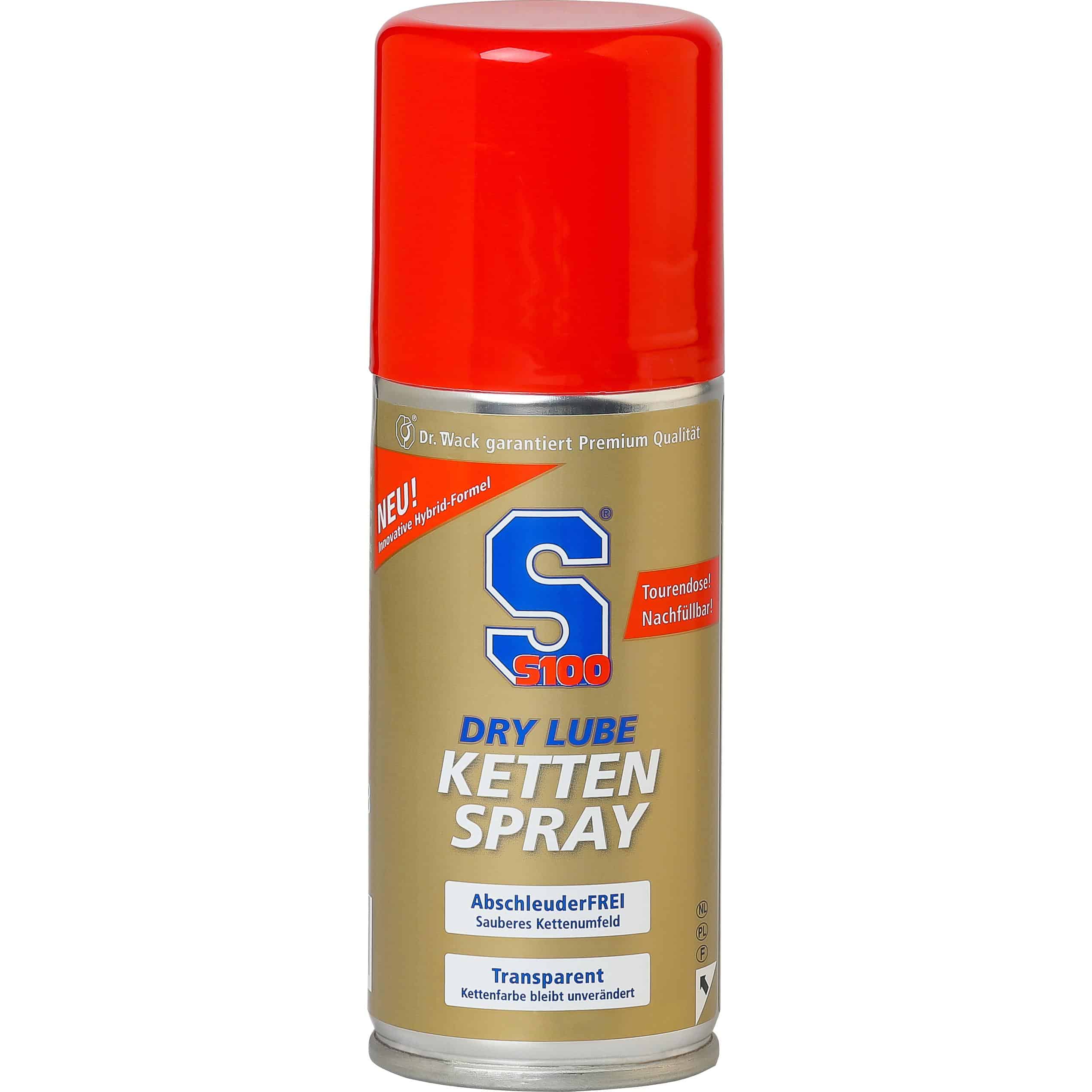 S100 Dry Lube Kettenspray 100 ml - Motorradzubehör - Öle & Schmiermittel