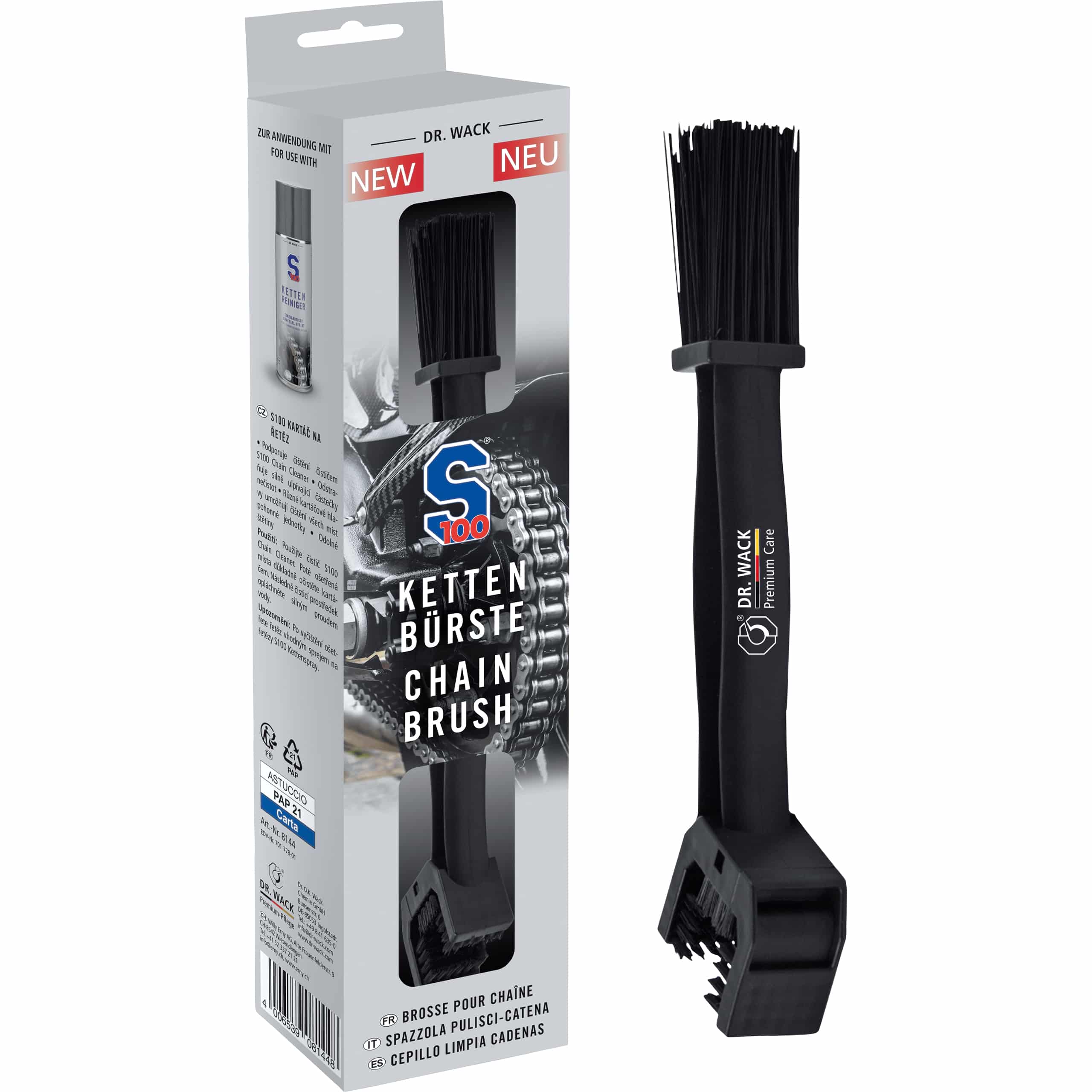 S100 Kettenbürste - Motorradzubehör - Reinigung & Pflege