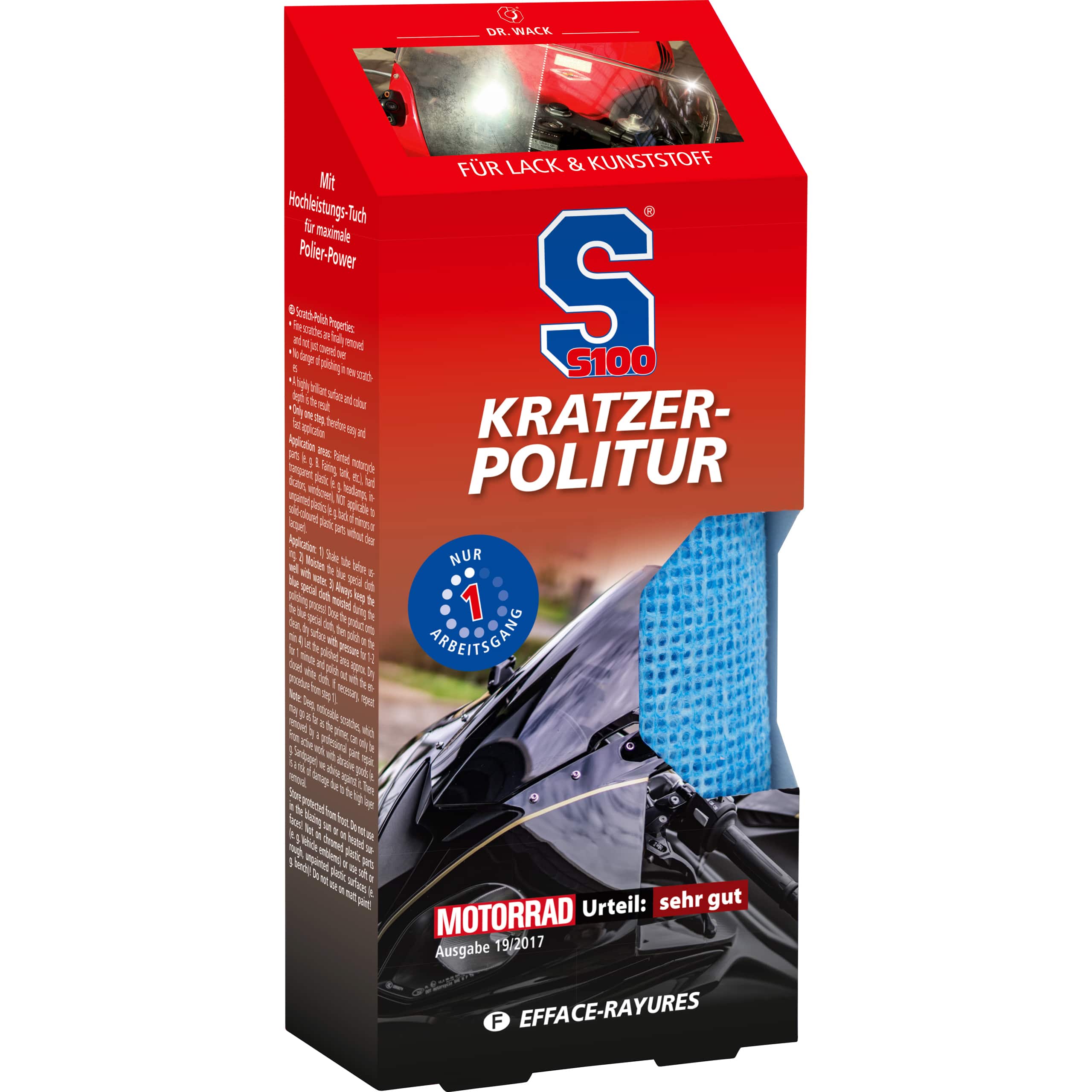 S100 Kratzer-Politur 50ml - Motorradzubehör - Reinigung & Pflege