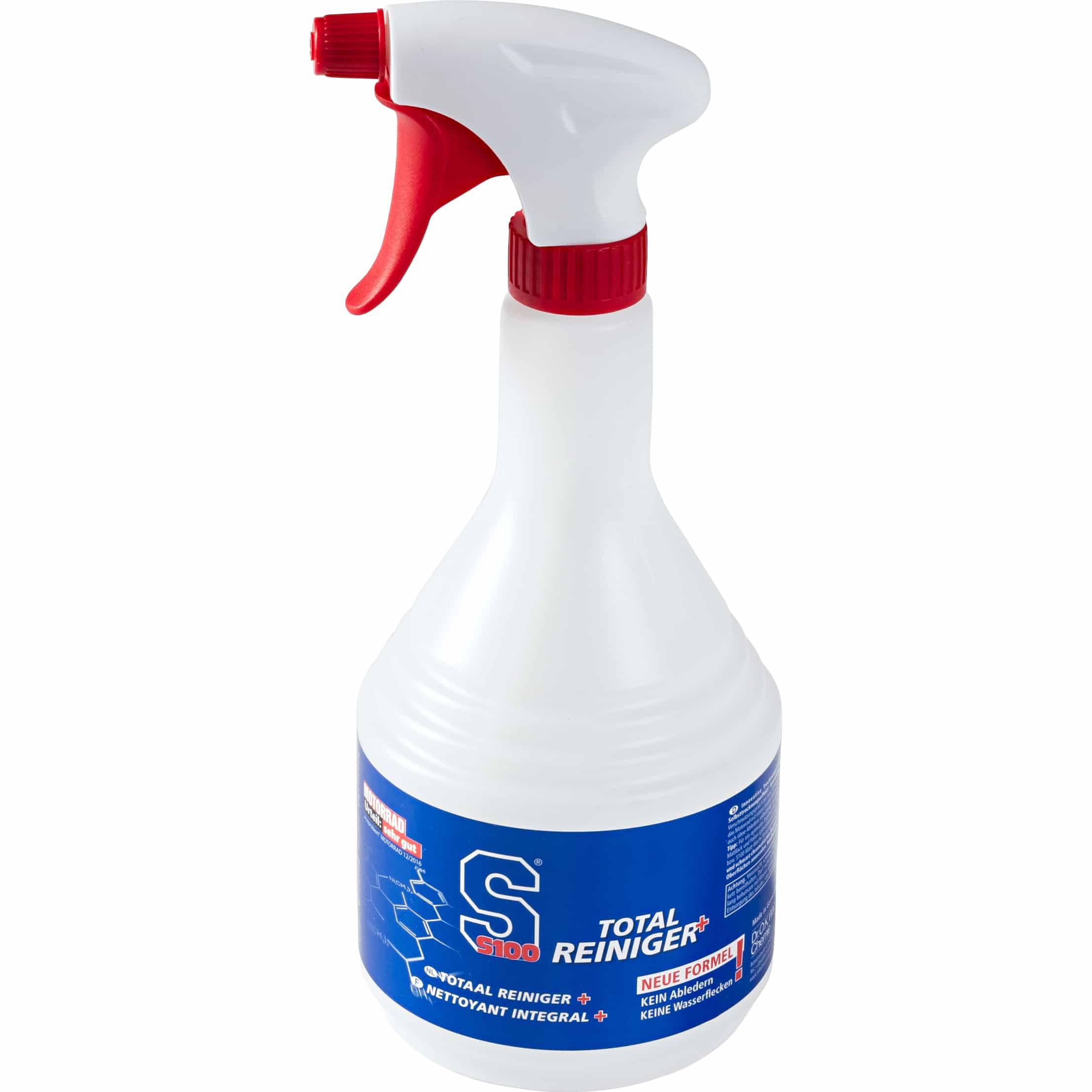 S100 Total Reiniger Plus Leerflasche 750ml - Motorradzubehör - Reinigung & Pflege