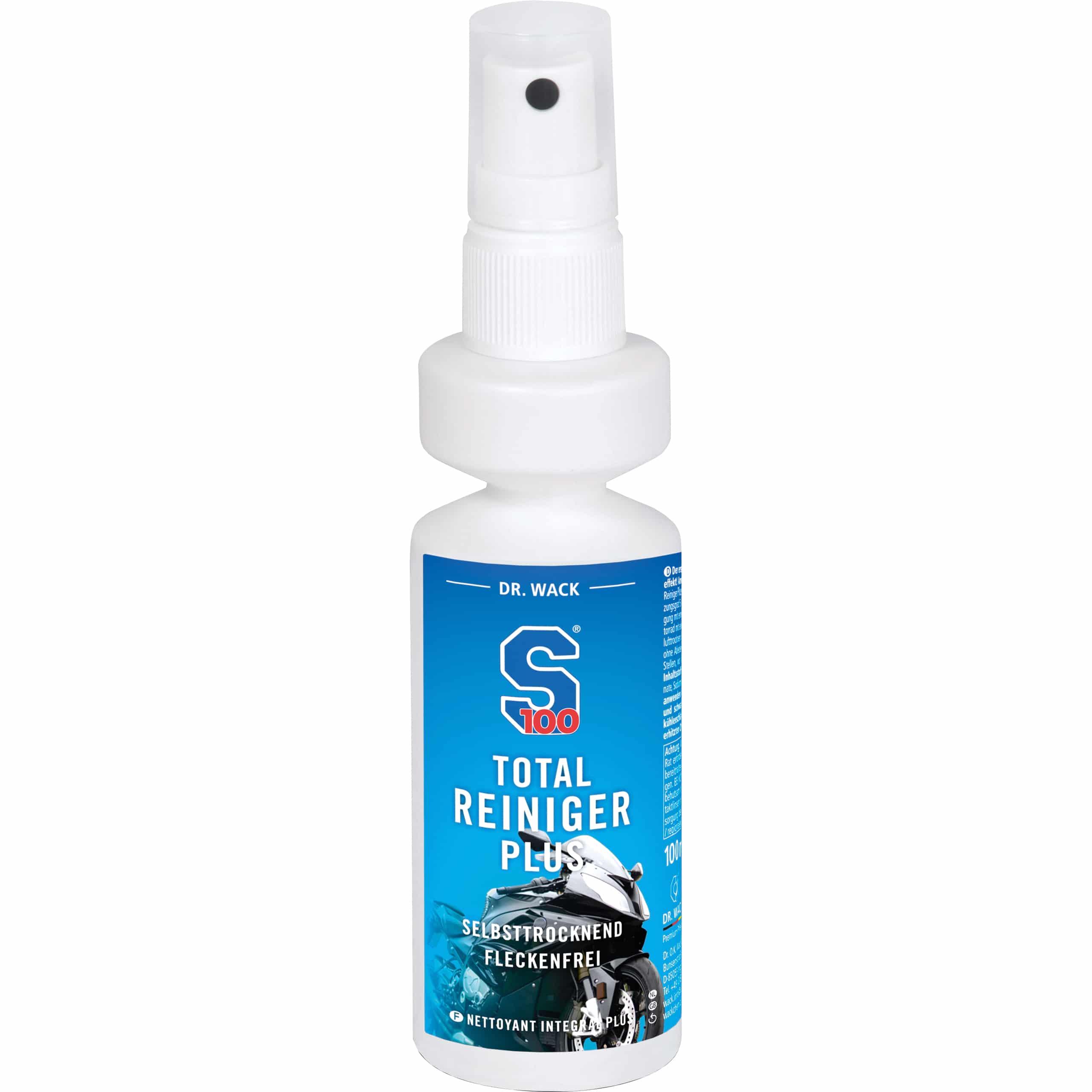 S100 Total Reiniger Plus Sprühflasche 100 ml - Motorradzubehör - Reinigung & Pflege