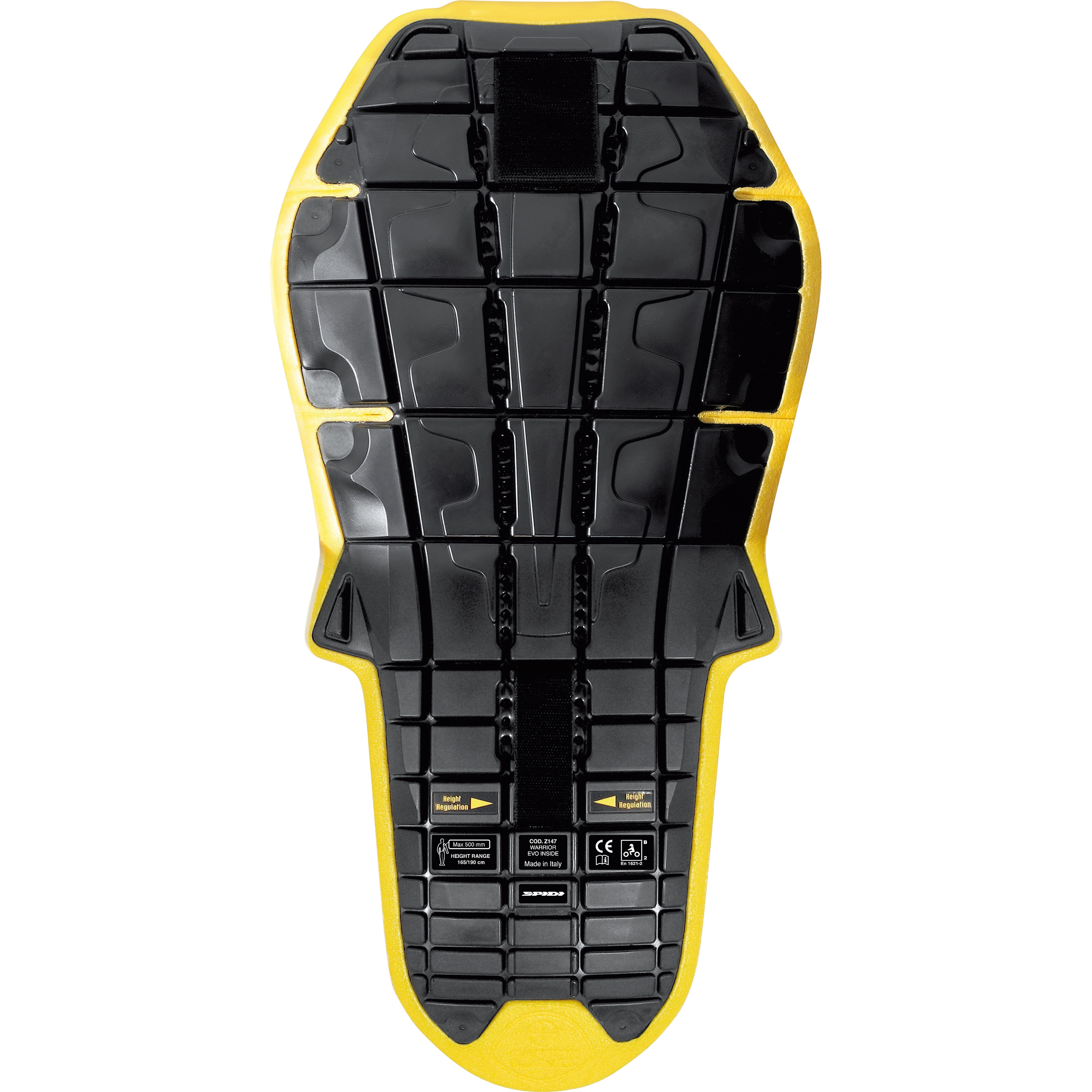 SPIDI Back Warrior Evo Rückenprotektor grau/gelb - Motorradbekleidung - Protektoren & Sicherheit