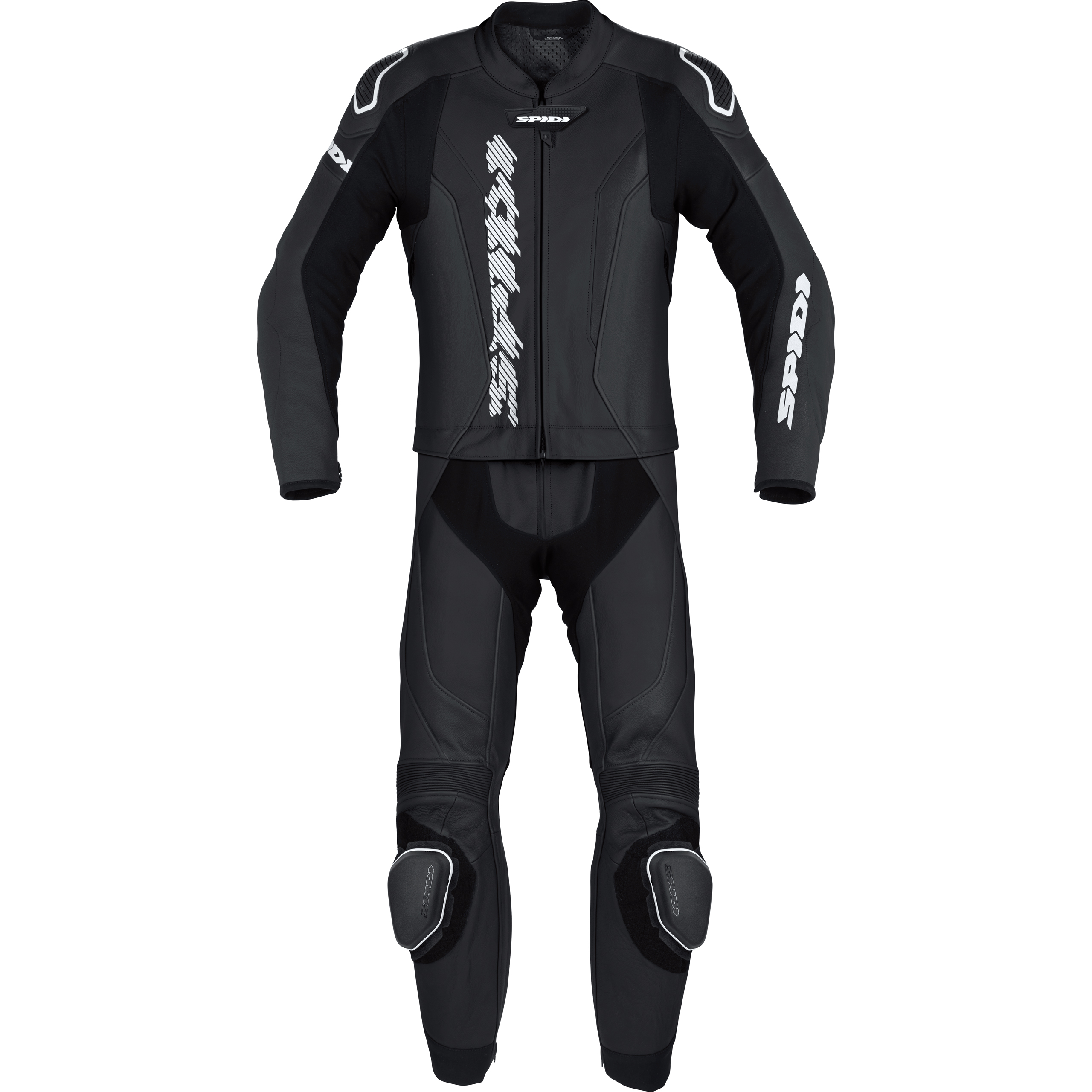 SPIDI Raceway Lederkombi 2-tlg. schwarz/weiß 52 - Motorradbekleidung - Motorradkombis