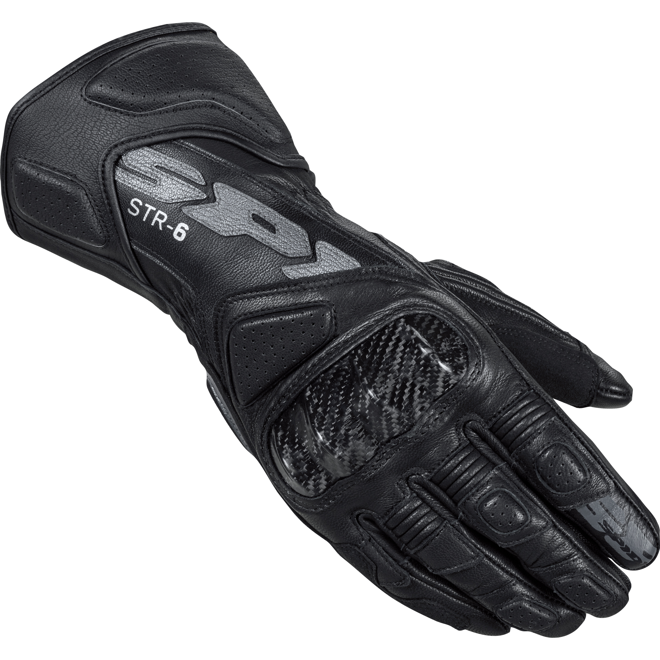 SPIDI STR-6 Lederhandschuh lang schwarz XXL - Motorradbekleidung - Sport Motorradbekleidung
