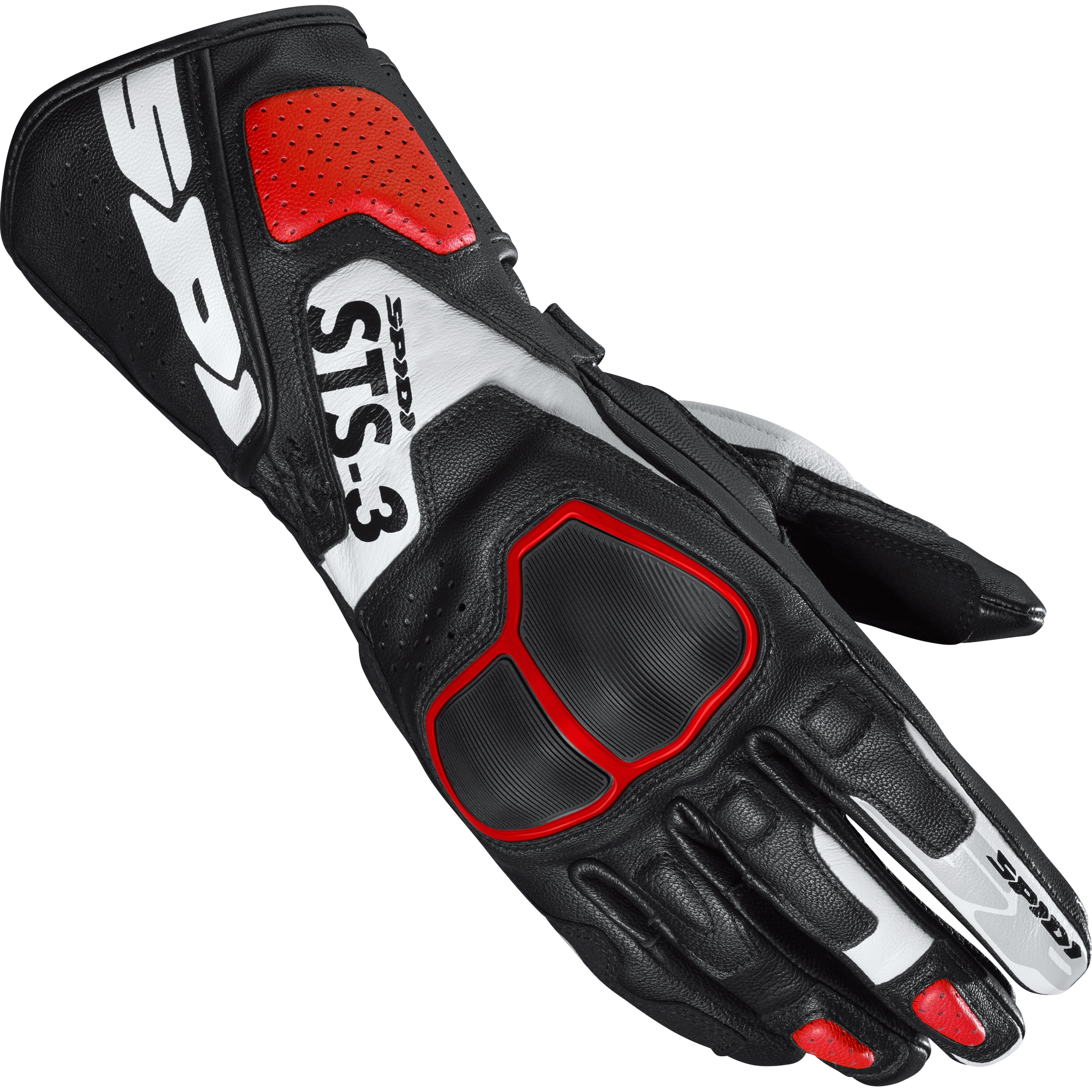 SPIDI STS-3 Damen Lederhandschuh rot XS - Motorradbekleidung - Motorradhandschuhe