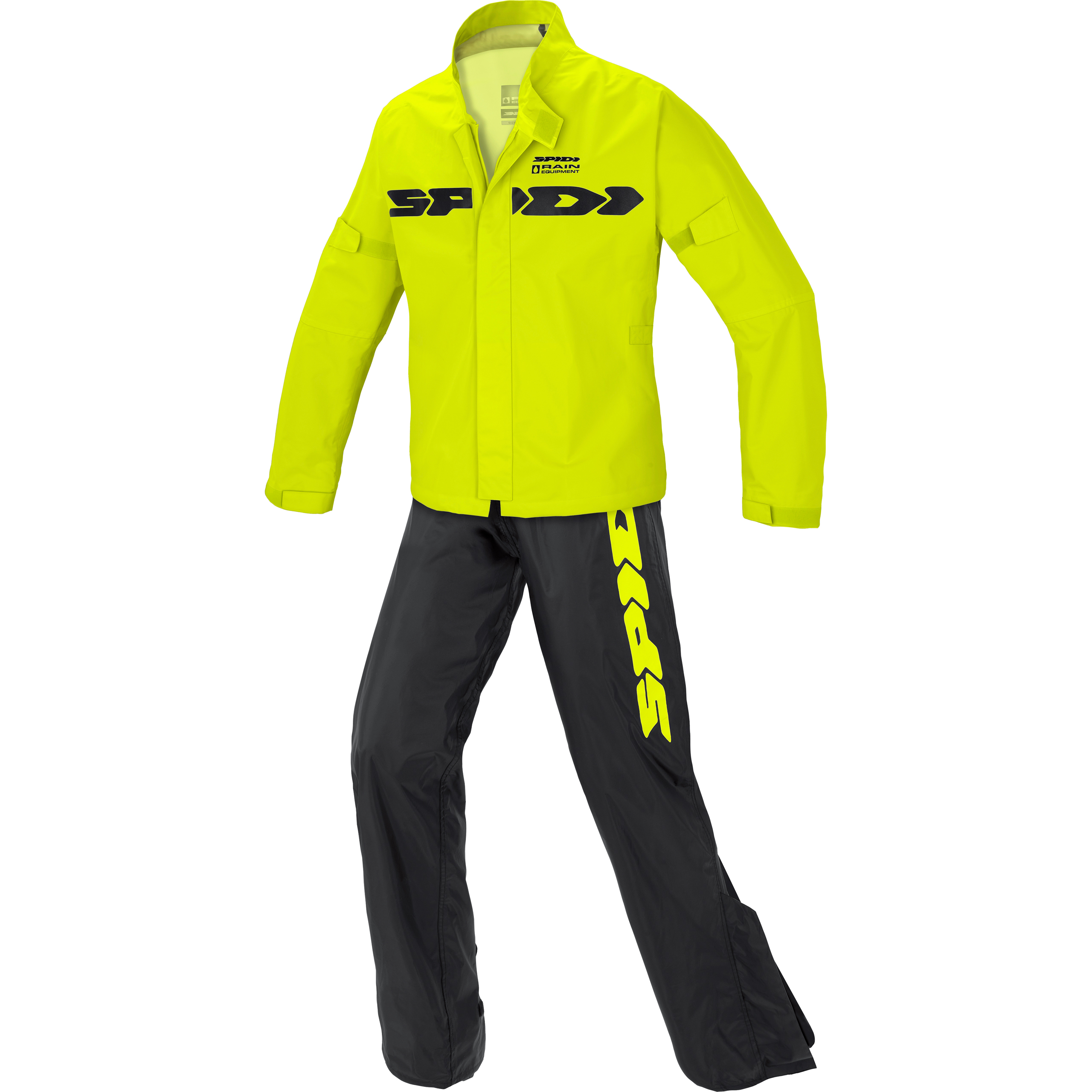 SPIDI Sport Regenkombi 2-tlg. neon-gelb M - Motorradbekleidung - Wetterschutzkleidung