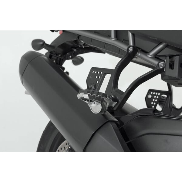 SW-MOTECH EVO Touring/Off-Road Fußrastenpaar Sozius silber für Pan Ame - Motorradteile & Ersatzteile - Fußrasten & Hebel