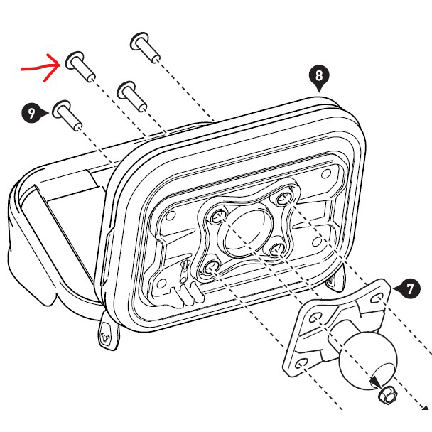 SW-MOTECH Ersatzteil SC.ST.04.020.02.7380.109 Linsenkopfschraube M4 - Motorradzubehör - Multimedia