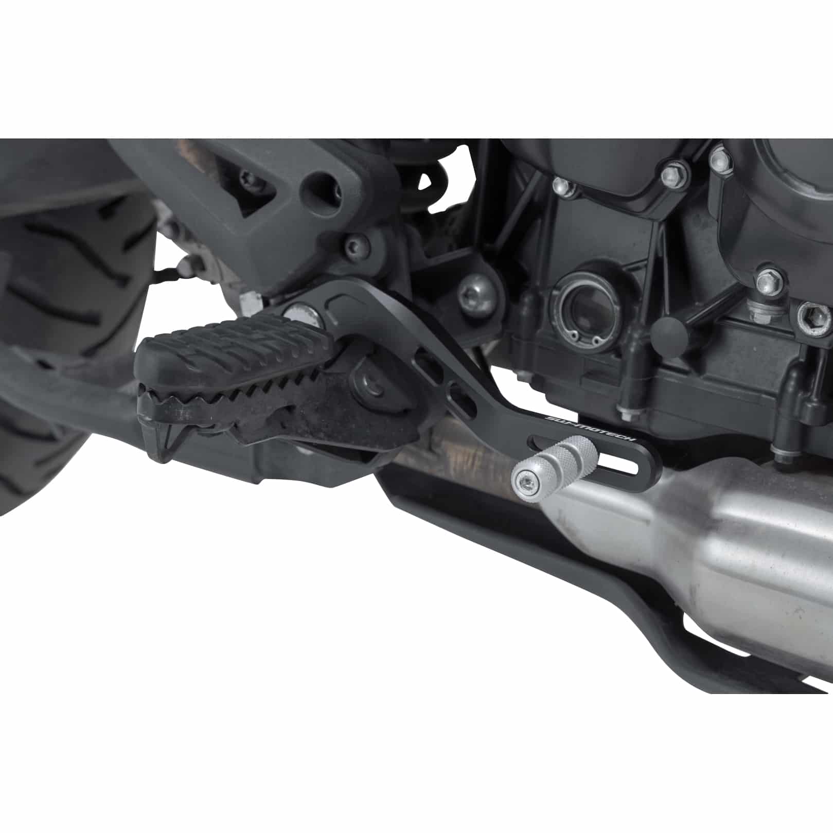 SW-MOTECH Fußbremshebel Alu schwarz für Triumph Tiger 800 - Motorradteile & Ersatzteile - Fußrasten & Hebel