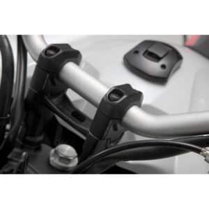 SW-MOTECH Lenkererhöhung AC für 28mm Lenker um 30mm schwarz - Motorradteile & Ersatzteile - Lenker