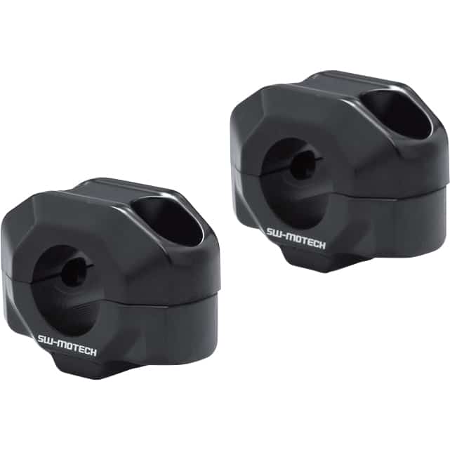 SW-MOTECH Lenkererhöhung OO für 22mm Lenker um 15mm schwarz - Motorradteile & Ersatzteile - Lenker