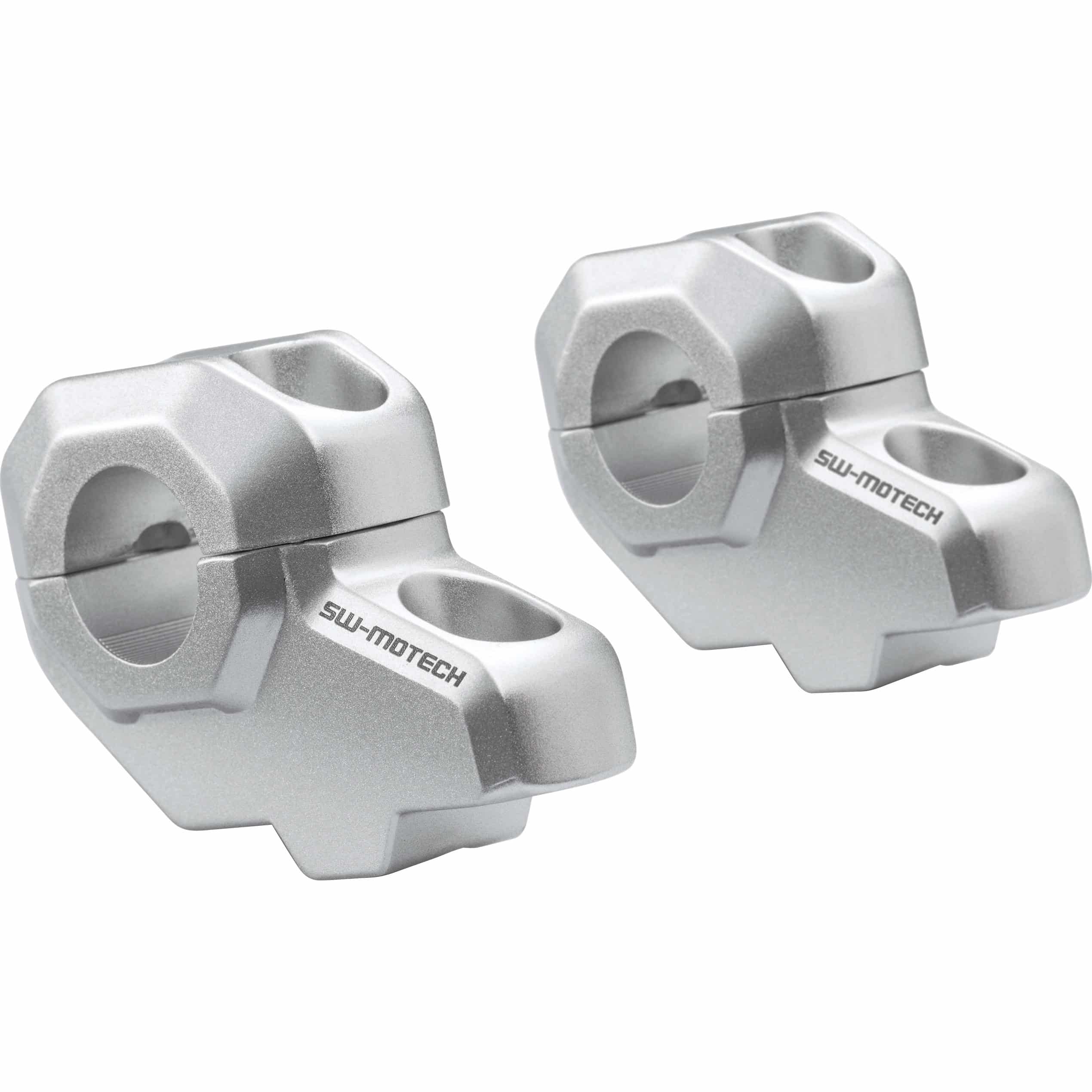 SW-MOTECH Lenkerverlegung NN für 22 mm Lenker silber - Motorradteile & Ersatzteile - Lenker