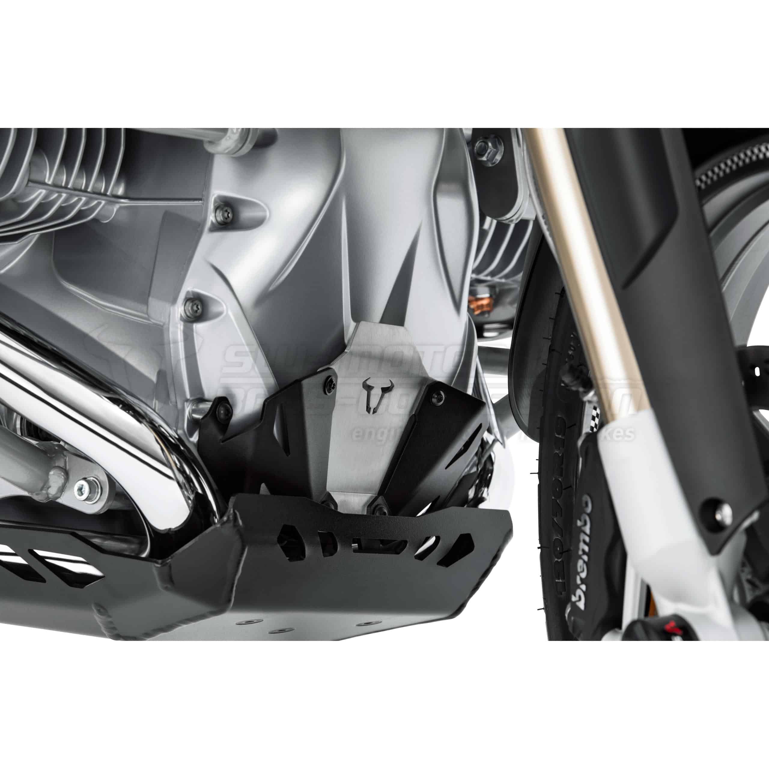SW-MOTECH Motorschutzverlängerung vorne silber/schwarz für BMW R 1200/ - Motorradteile & Ersatzteile - Verkleidungen & Abdeckungen