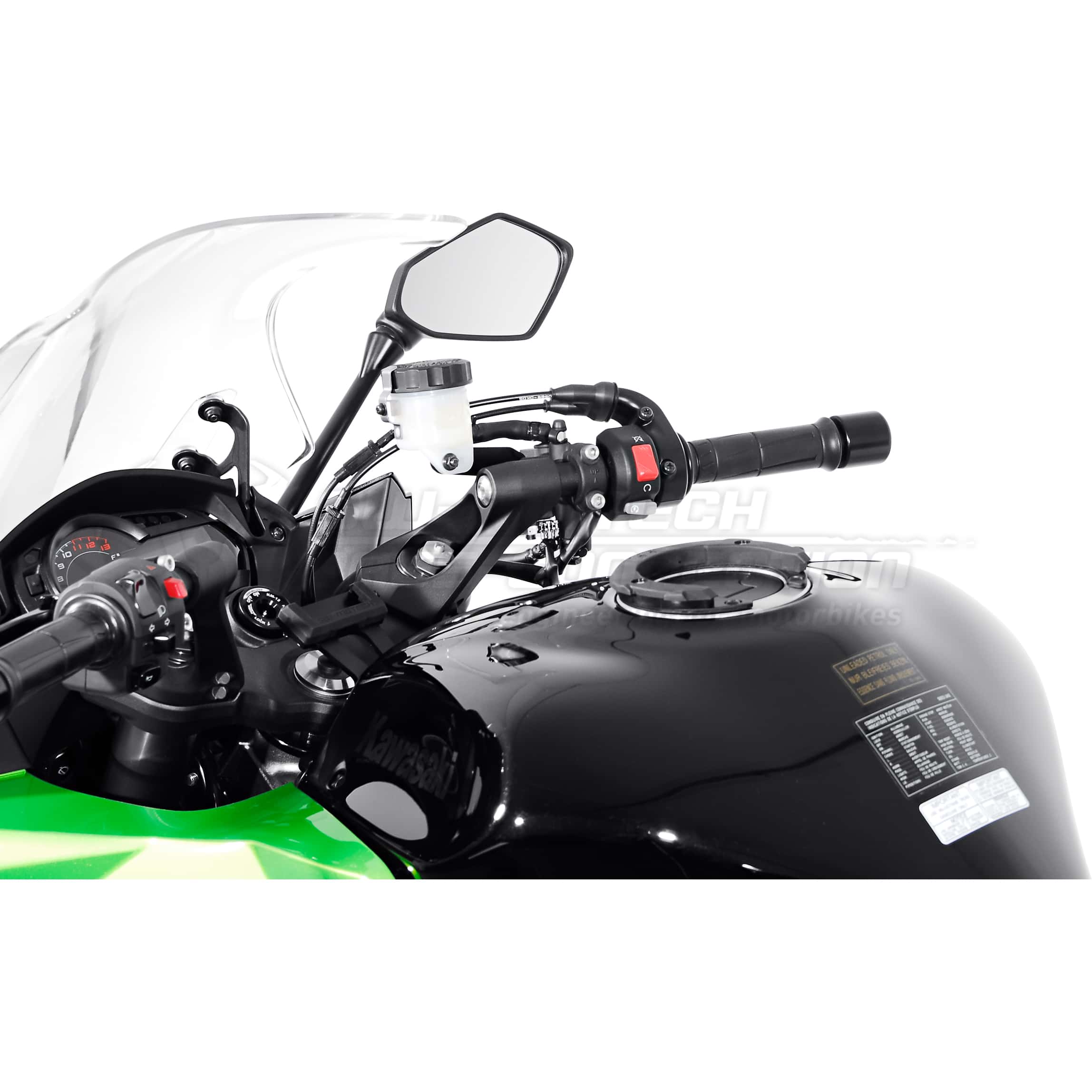 SW-MOTECH QUICK-LOCK EVO Tankring TRT.00.640.14001/B für Kawa 5-Loch - Motorradzubehör - Motorradgepäck