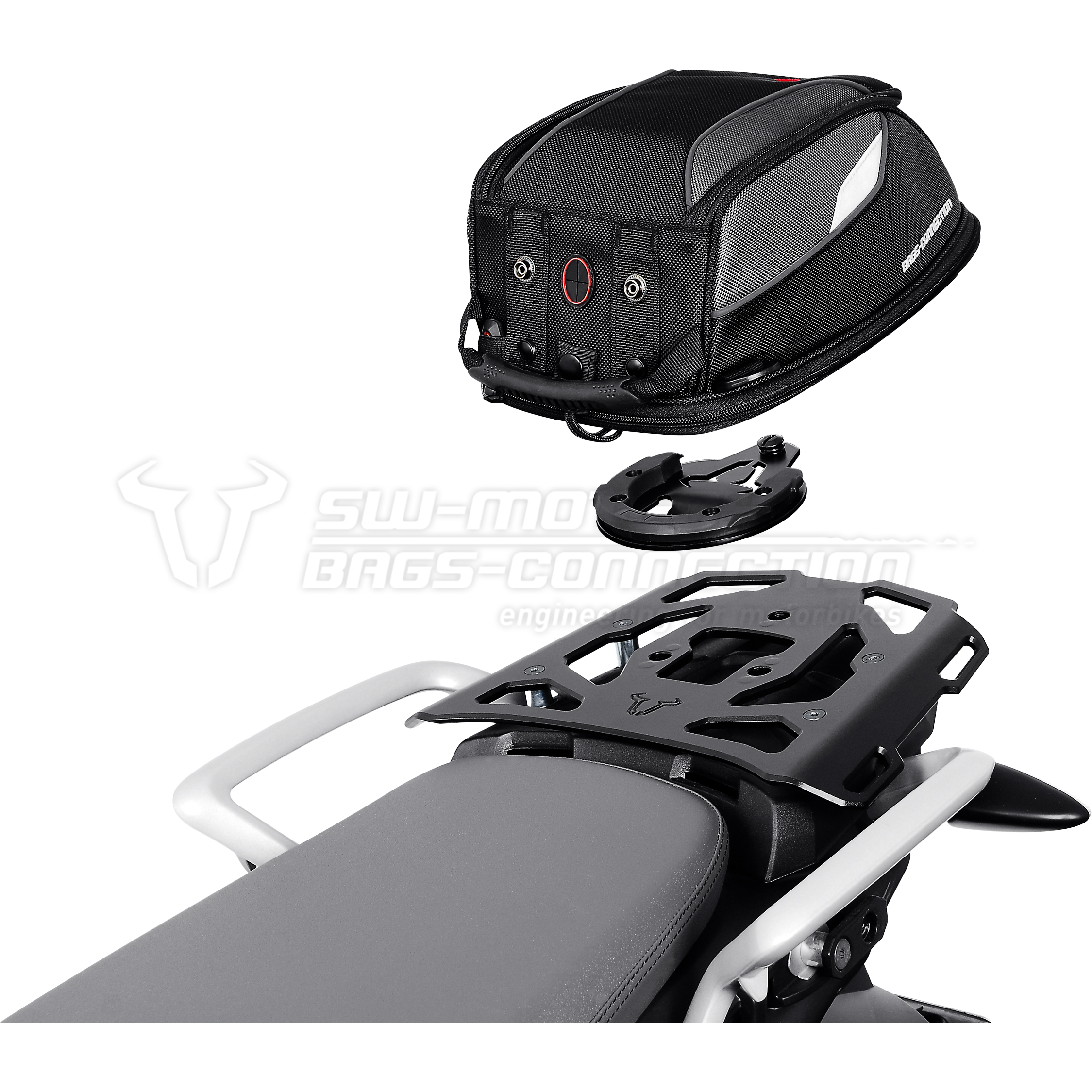 SW-MOTECH QUICK-LOCK EVO Tankringadapter für Alu-Racks - Motorradzubehör - Motorradgepäck