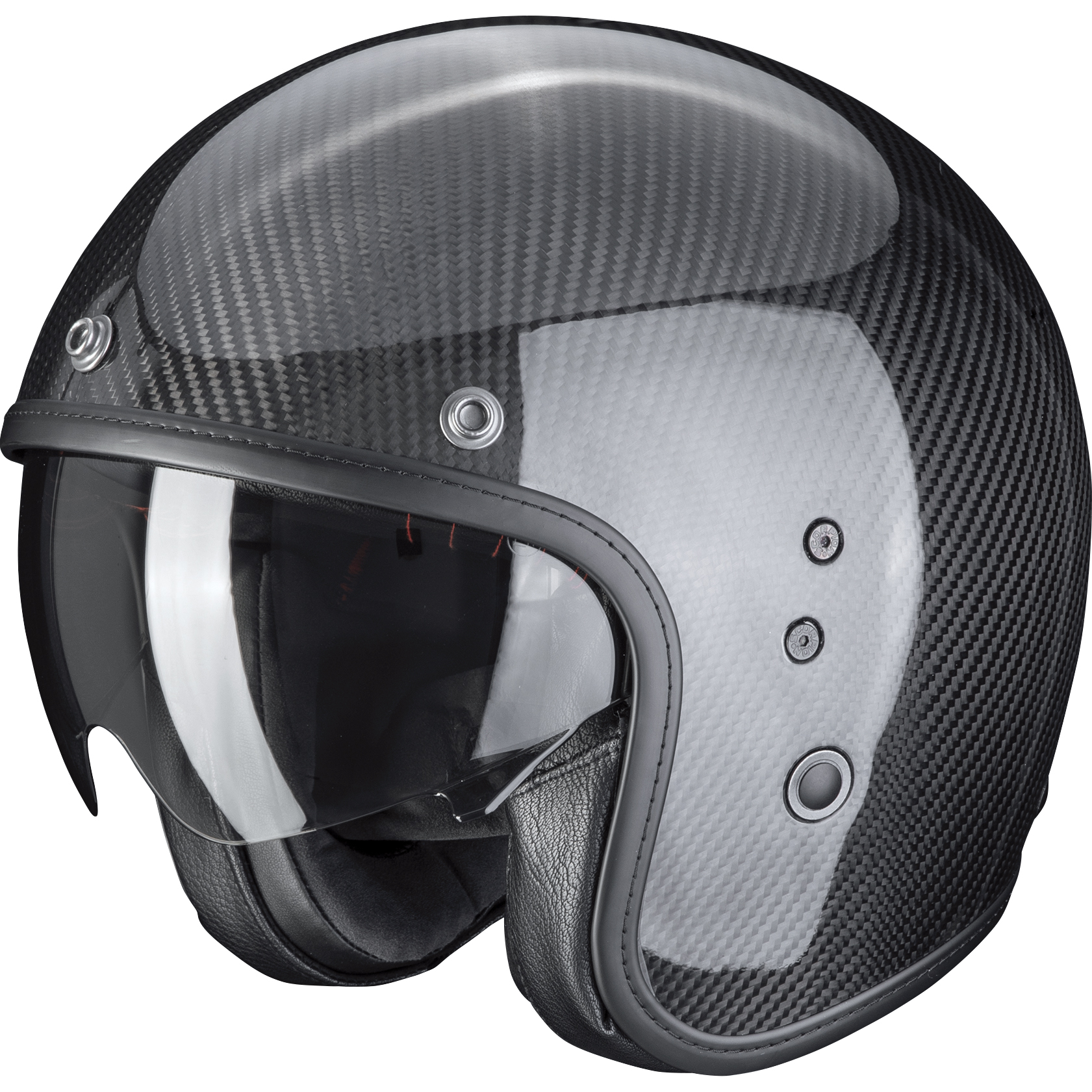 Scorpion EXO Belfast Evo Carbon schwarz L - Helme & Brillen - Café Racer Helme & Brillen