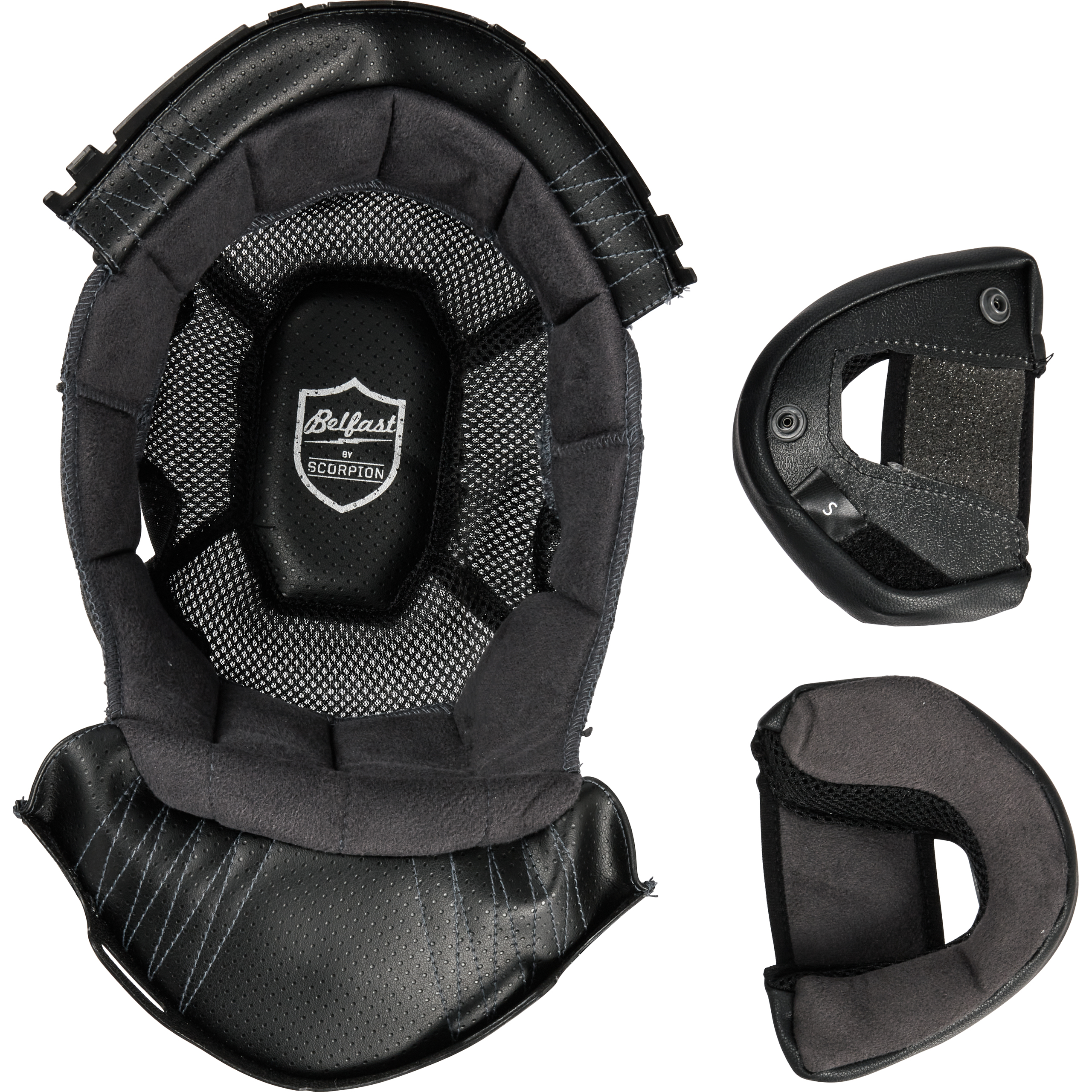 Scorpion EXO Innenpolster Belfast Evo schwarz S - Helme & Brillen - Café Racer Helme & Brillen