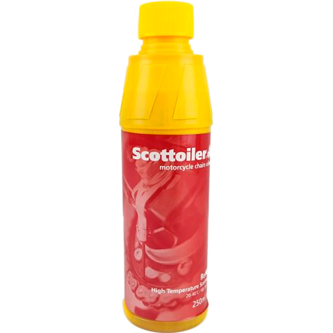 Scottoiler Scottoil Kettenöl rot 20-40°C 250ml - Motorradzubehör - Öle & Schmiermittel