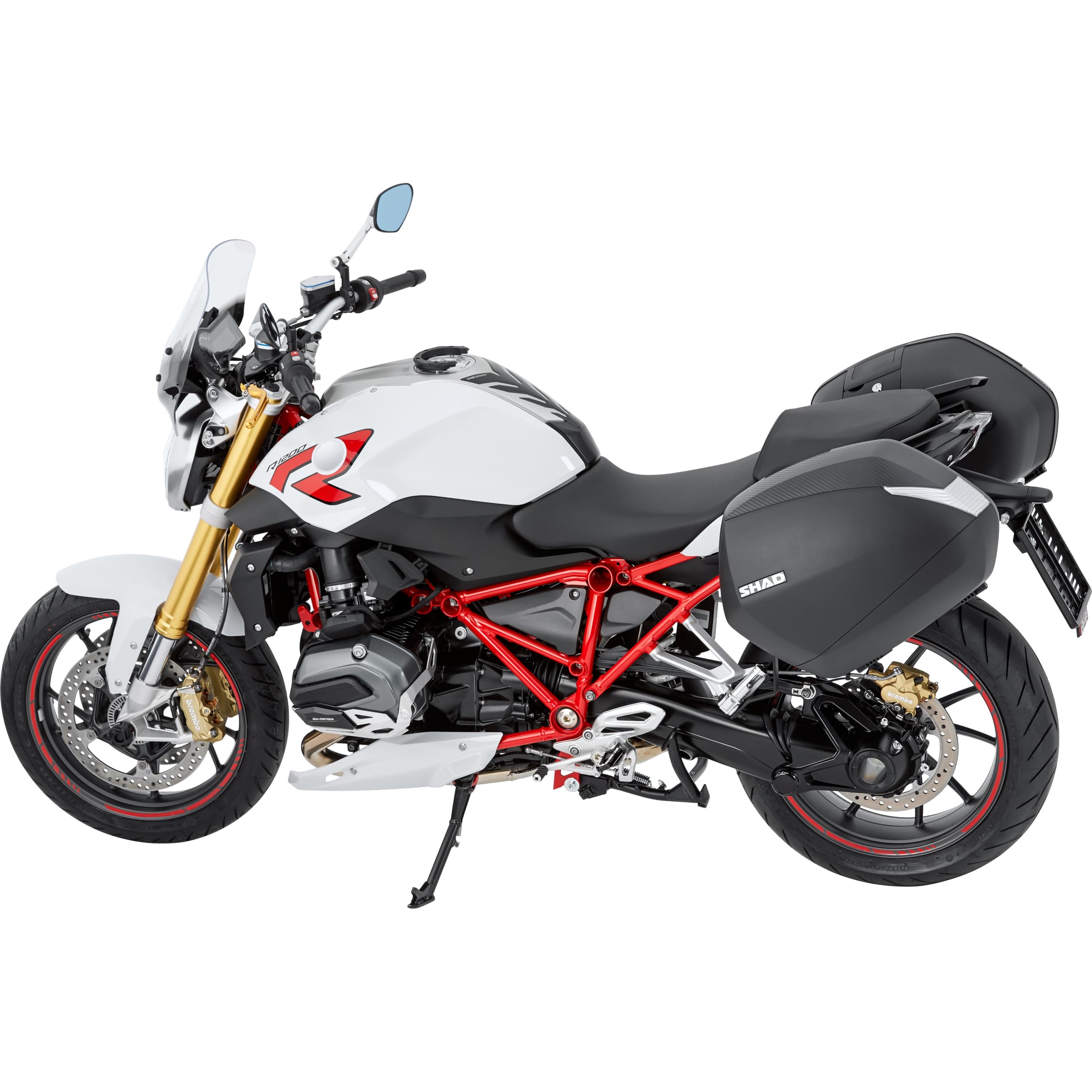 Shad 3P Seitenkofferpaar SH36 mit Cover carbonlook - Motorradzubehör - Motorradgepäck