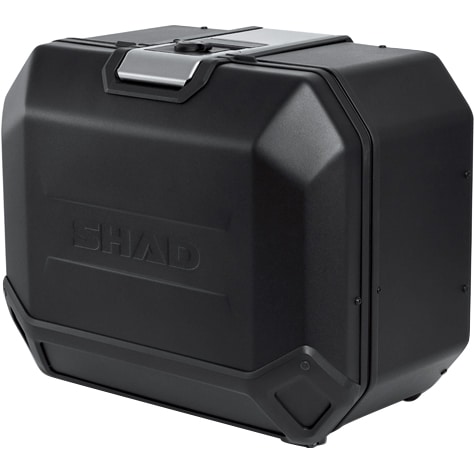 Shad 4P Seitenkoffer Terra Aluminium TR47 schwarz links - Motorradzubehör - Motorradgepäck