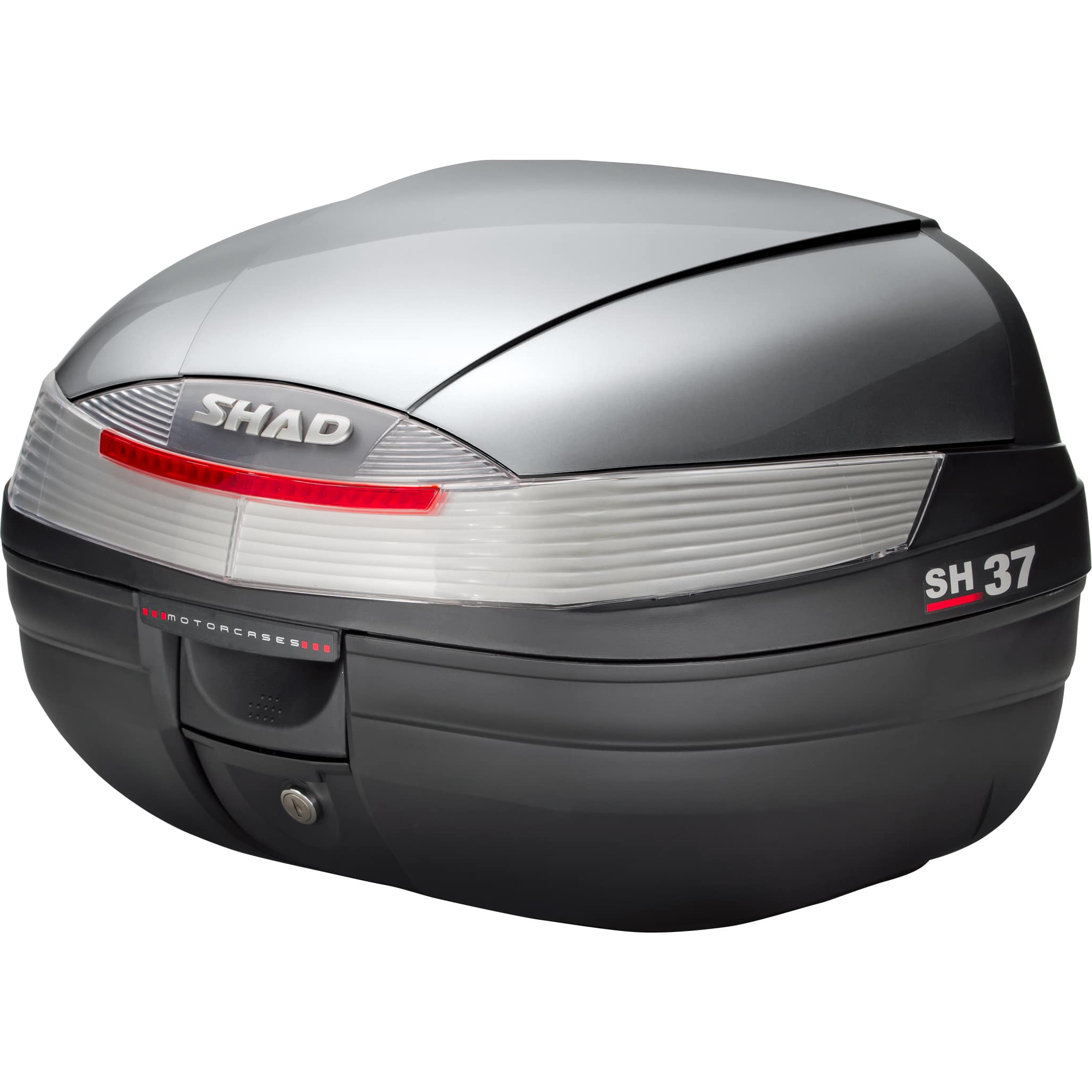 Shad Deckelcover für SH37 Topcase silber lackiert - Motorradzubehör - Motorradgepäck