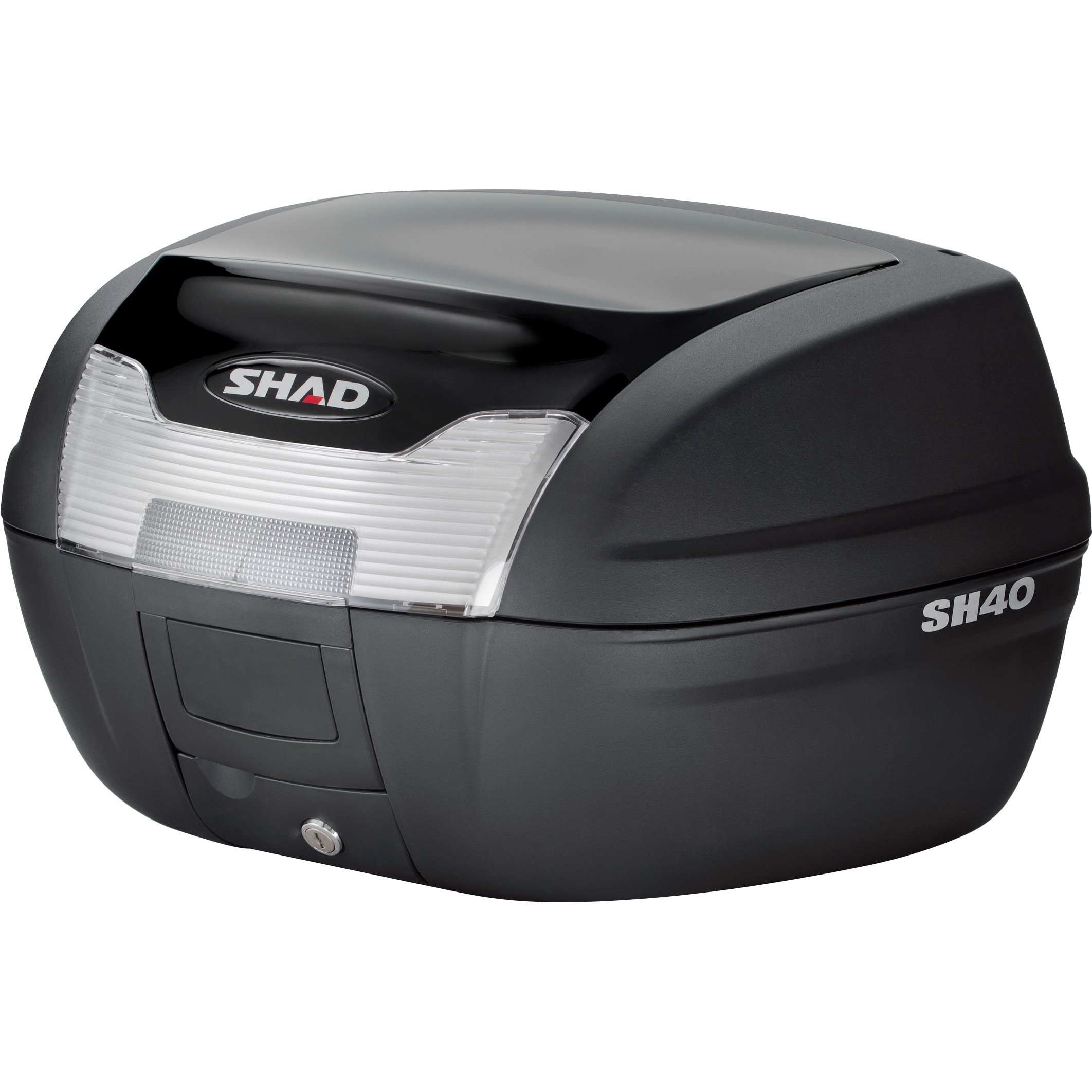 Shad Deckelcover für SH40 Topcase schwarz metallic lackiert - Motorradzubehör - Motorradgepäck