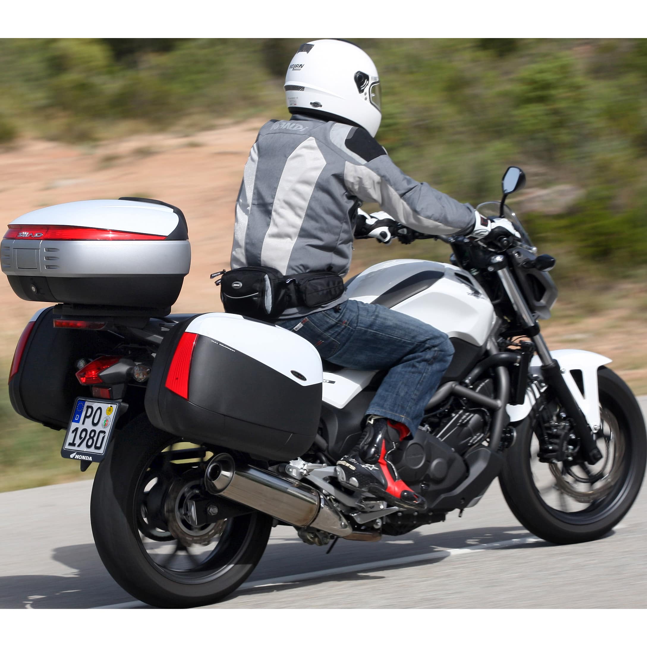 Shad Deckelcover für SH45 Topcase weiß lackiert - Motorradzubehör - Motorradgepäck