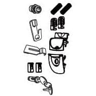 Shad Ersatz-Verschluss komplett D1B341MAR für SH33 new (2016-) - Motorradzubehör - Motorradgepäck