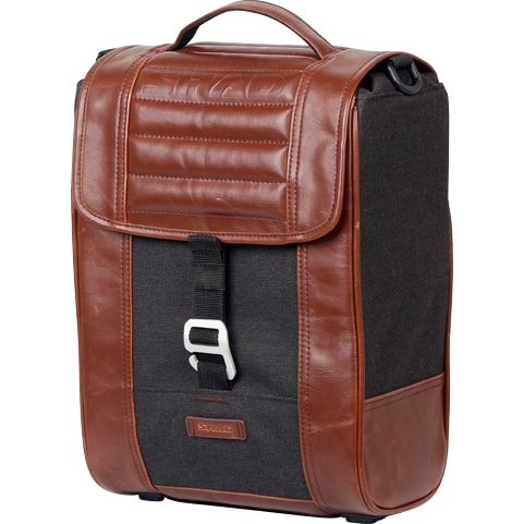 Shad Satteltasche Cafe Racer SR38 10 Liter schwarz/braun - Motorradzubehör - Motorradgepäck