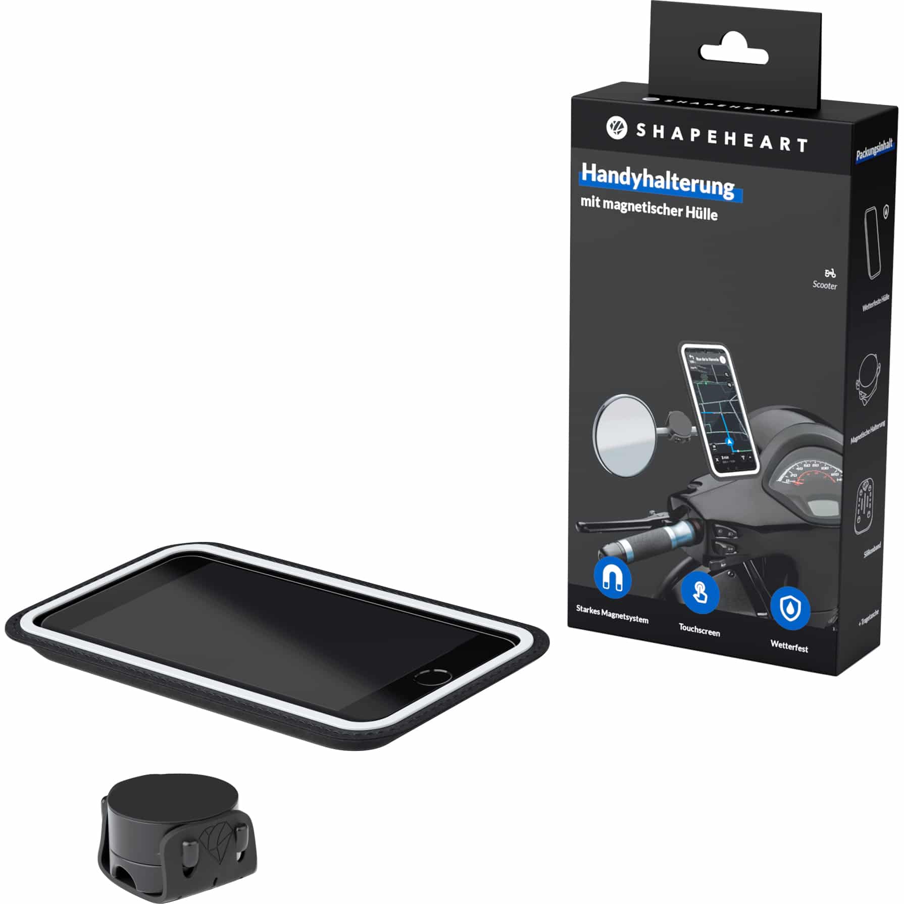 Shapeheart Scooter Bundle M Handyhalterung - Motorradzubehör - Multimedia