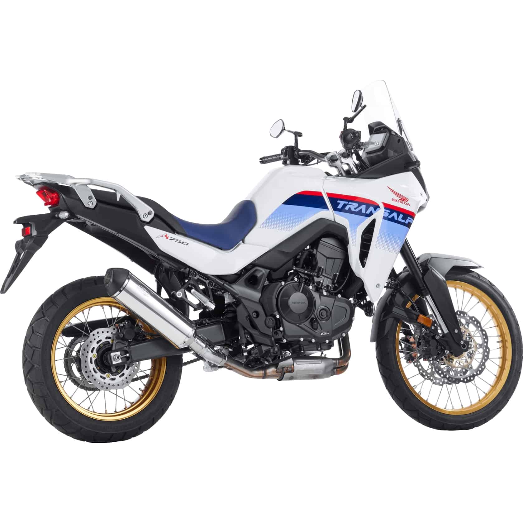 Shark exhaust DSX-5 Auspuff silber für Honda XL 750 Transalp - Motorradteile & Ersatzteile - Auspuff