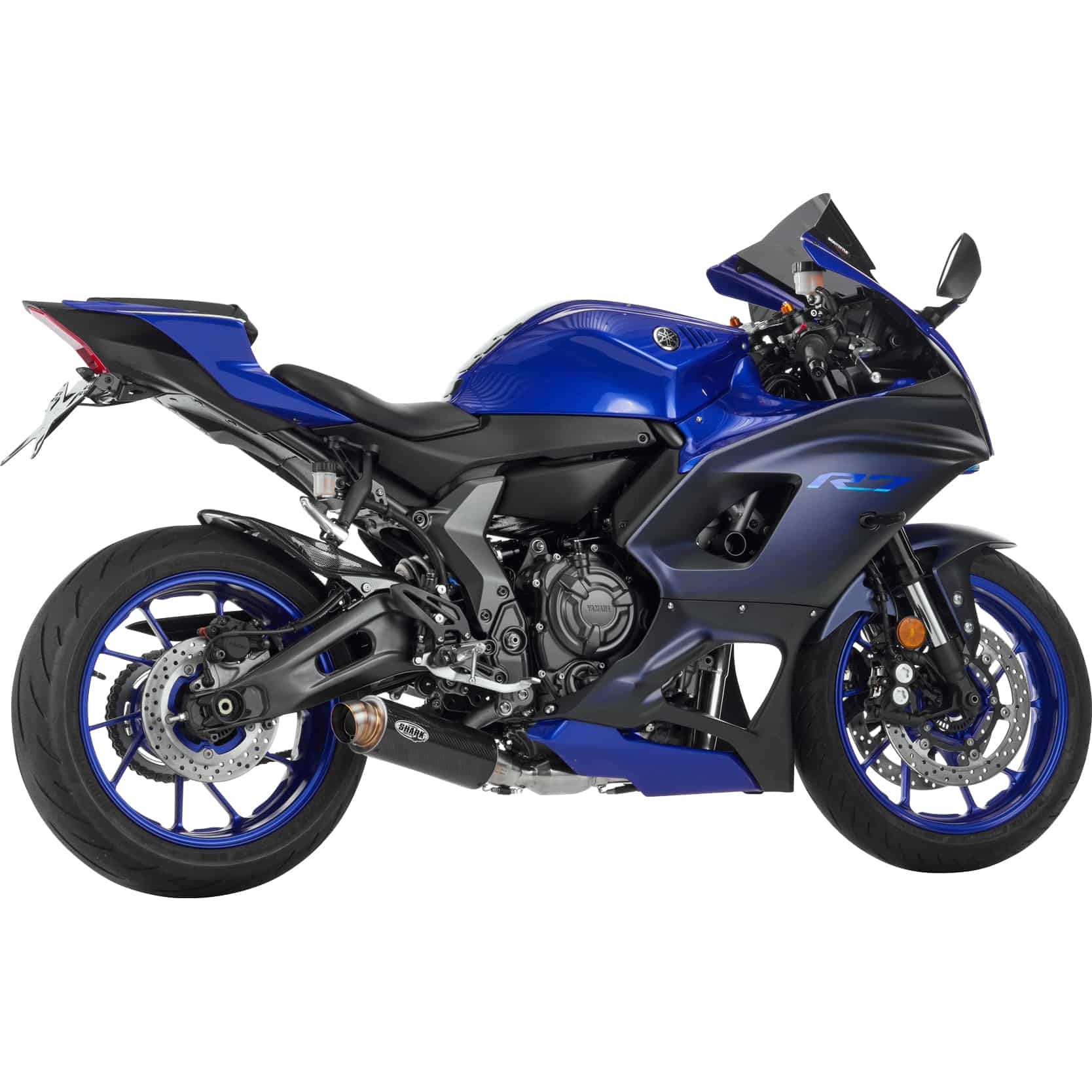 Shark exhaust SRC4 Auspuff 2in1 short Carbon für Yamaha YZF R7 2022- - Motorradteile & Ersatzteile - Auspuff