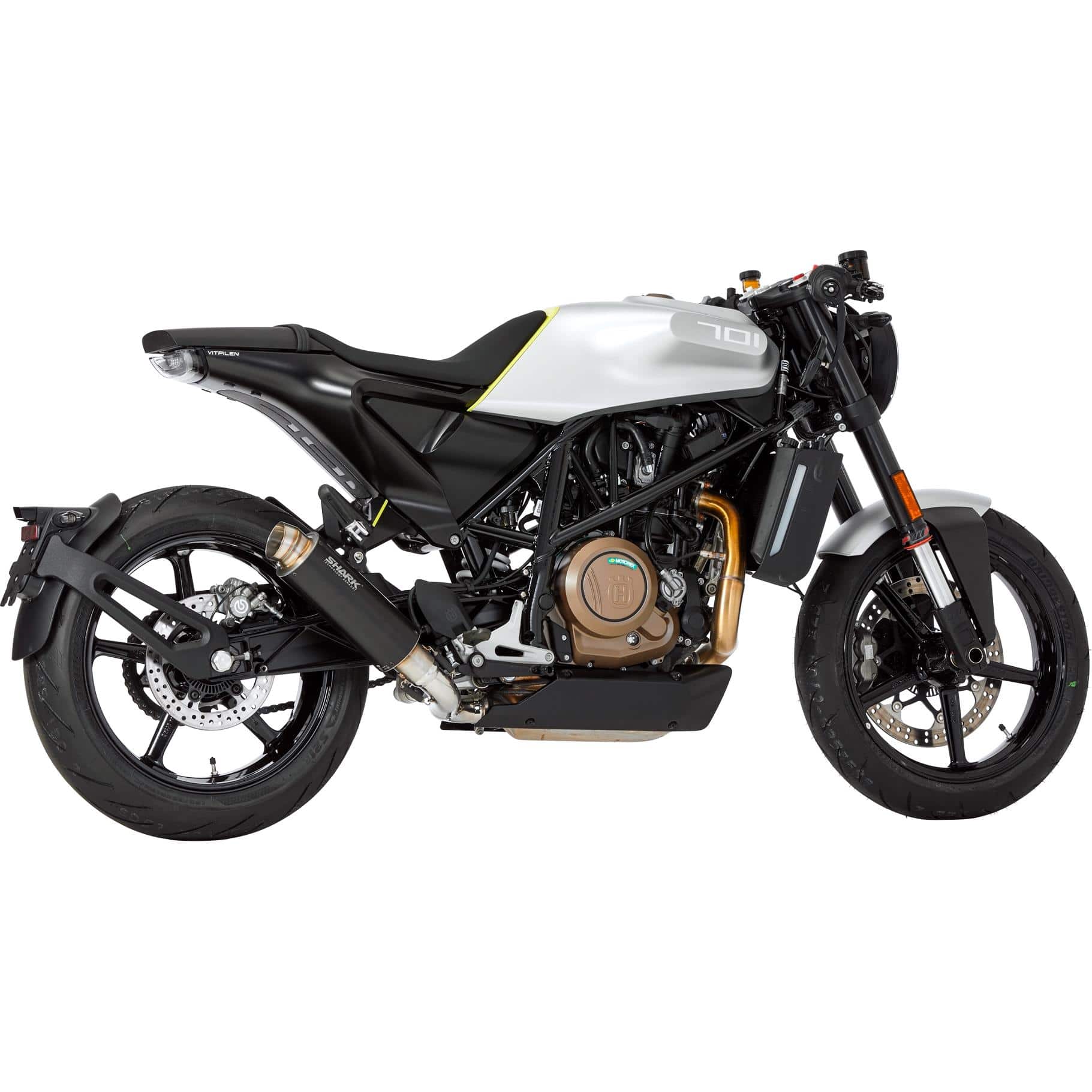 Shark exhaust SRC4 Auspuff 845068 schwarz für Husqvarna - Motorradteile & Ersatzteile - Auspuff