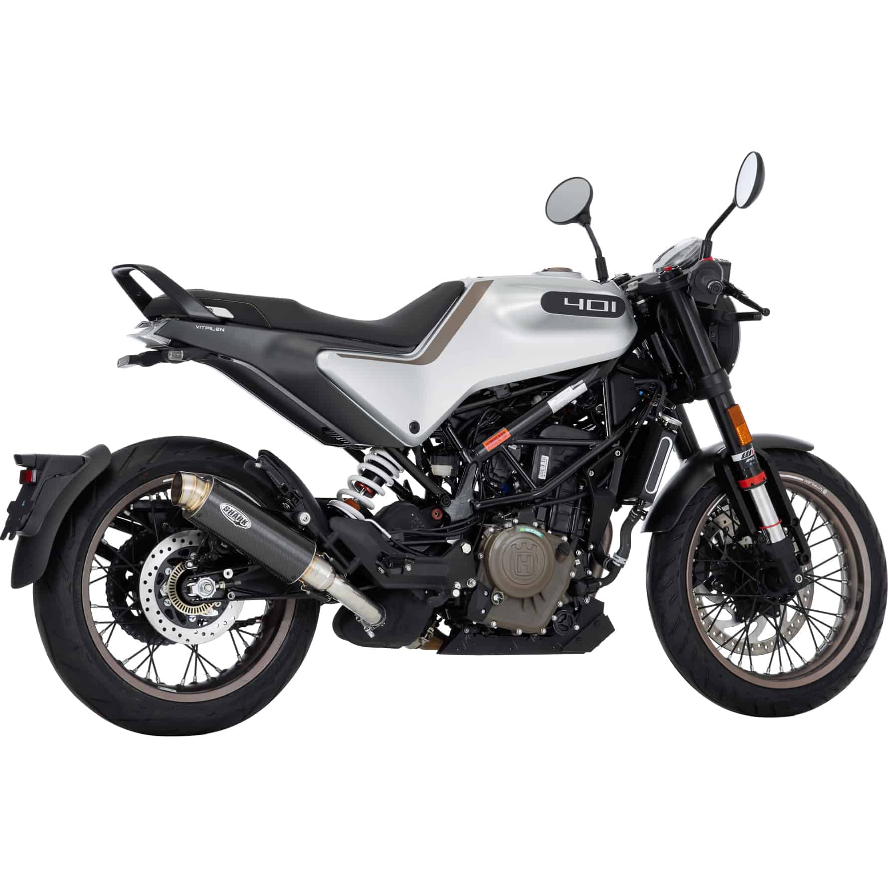 Shark exhaust SRC4 Auspuff Carbon für 401 Svart-/Vitpilen 2018-2019 - Motorradteile & Ersatzteile - Auspuff