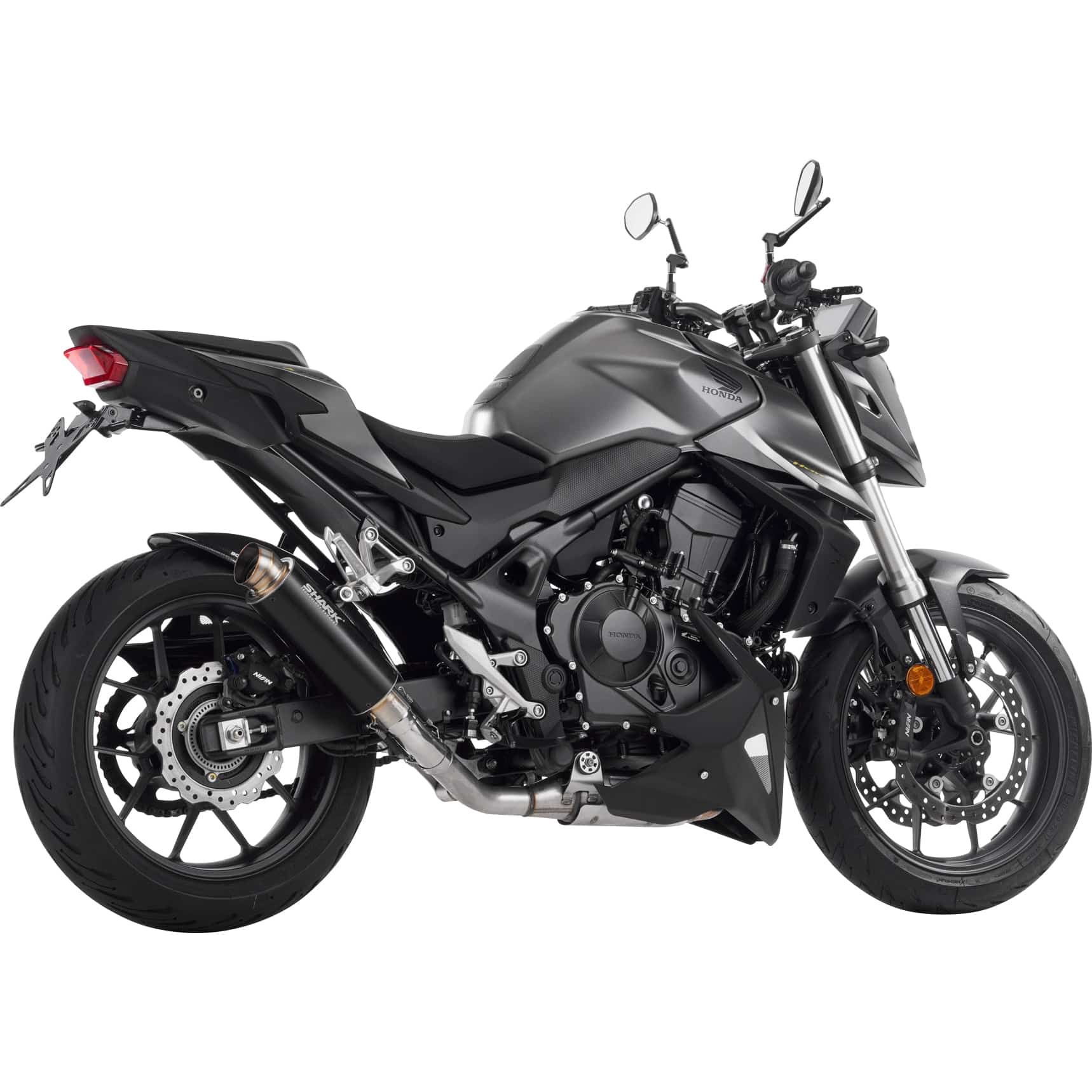 Shark exhaust SRC4 Auspuff short schwarz für Honda CB 750 Hornet - Motorradteile & Ersatzteile - Auspuff