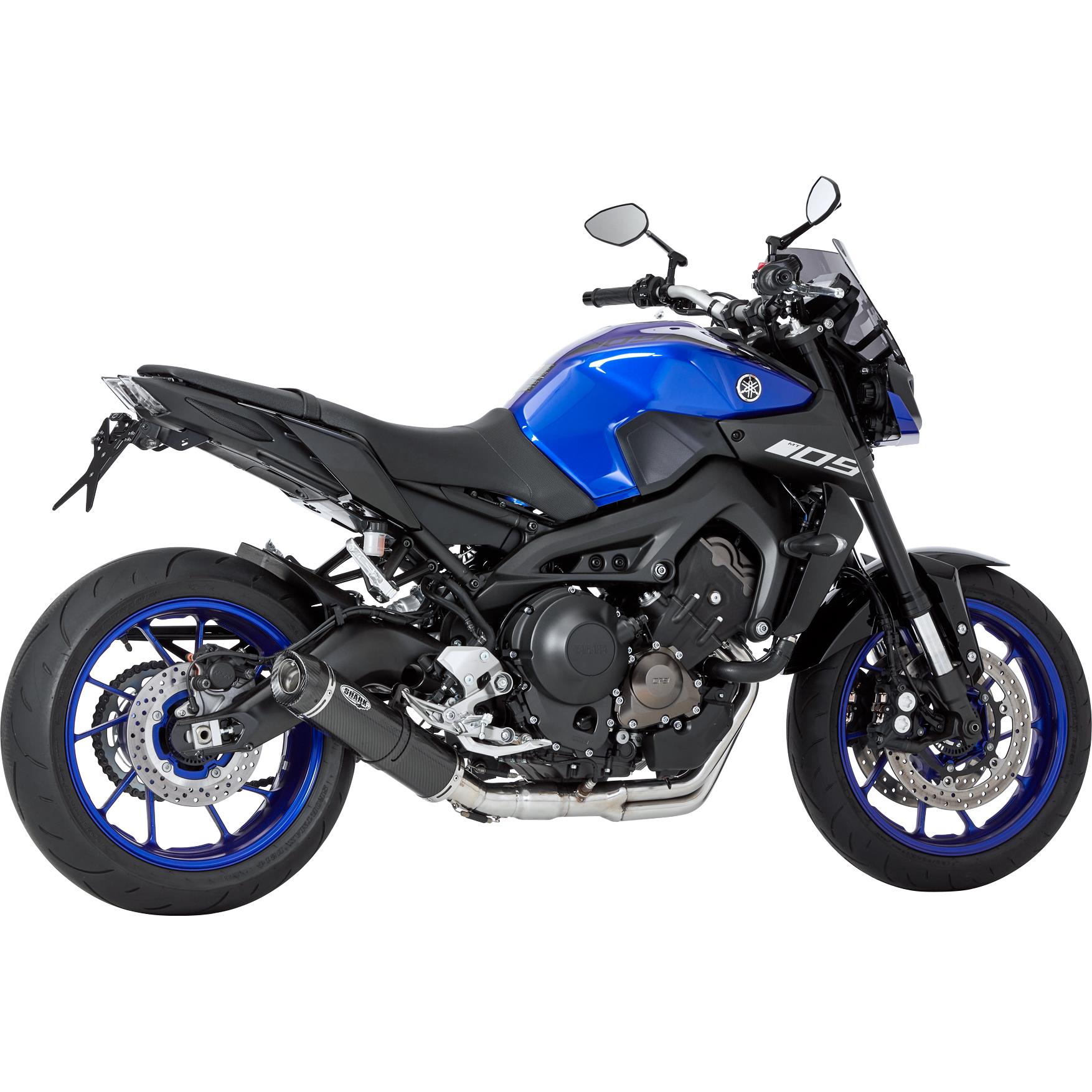 Shark exhaust Street GP Auspuff 3in1 Carbon für Yamaha MT-09/XSR 900 RN43 - Motorradteile & Ersatzteile - Auspuff